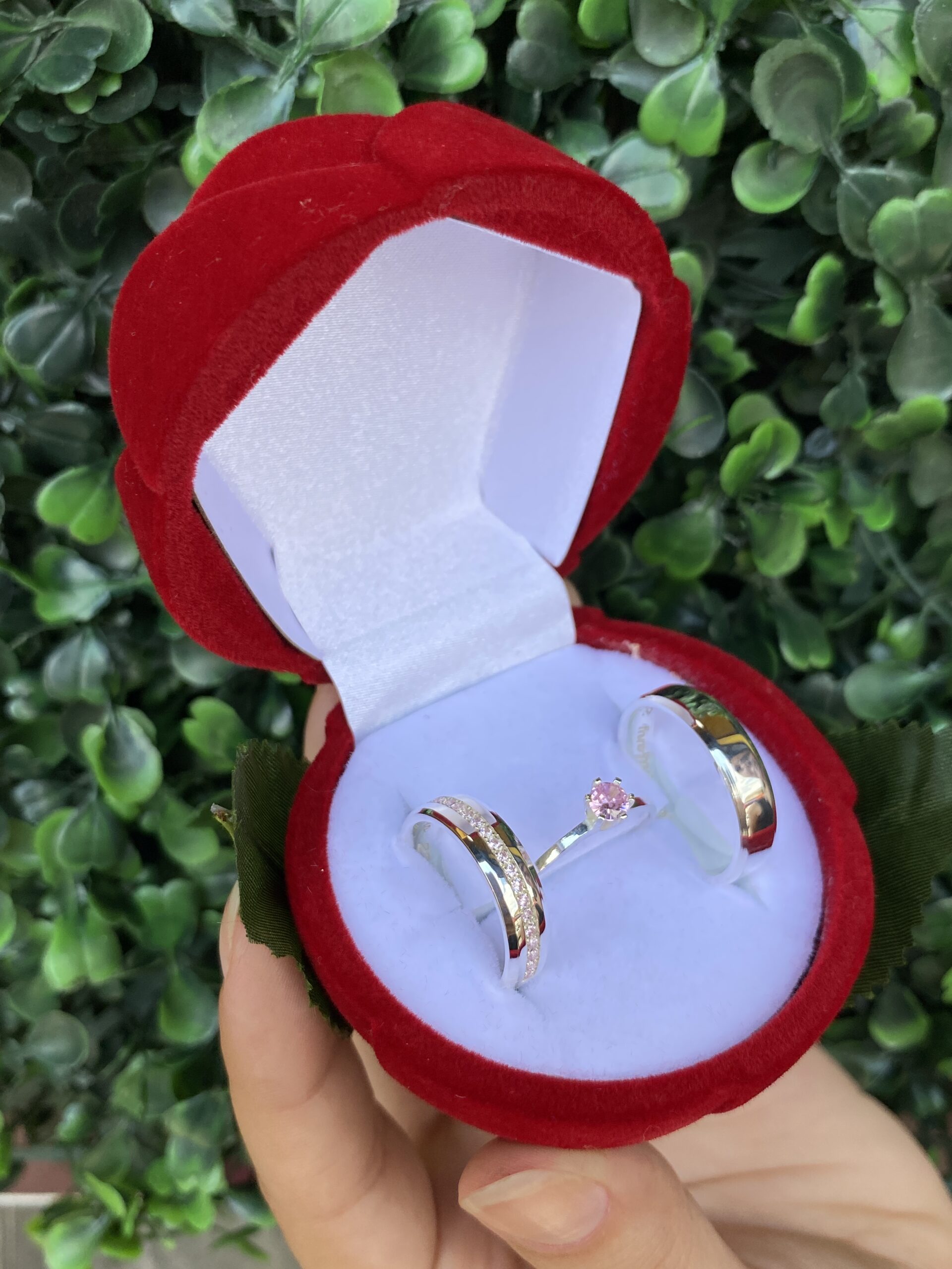 Par de aliança 5mm em prata - Imagem 5