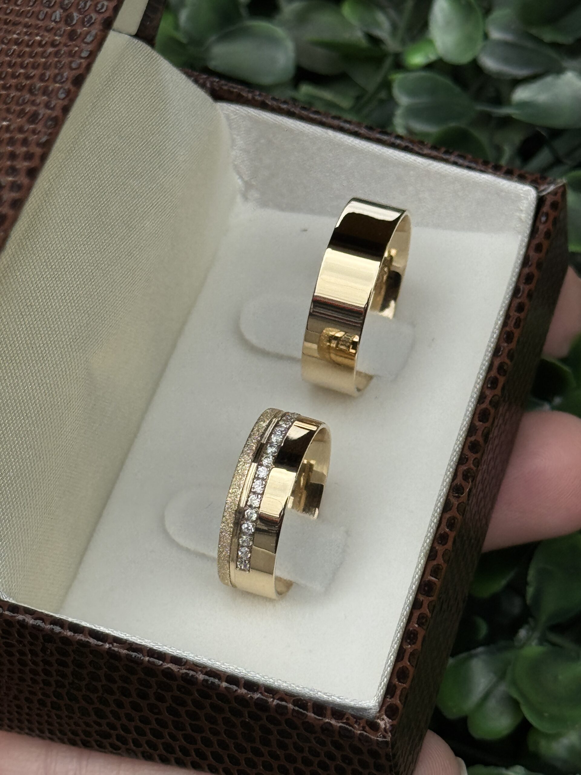 Par de aliança 6mm em Ouro - Imagem 4