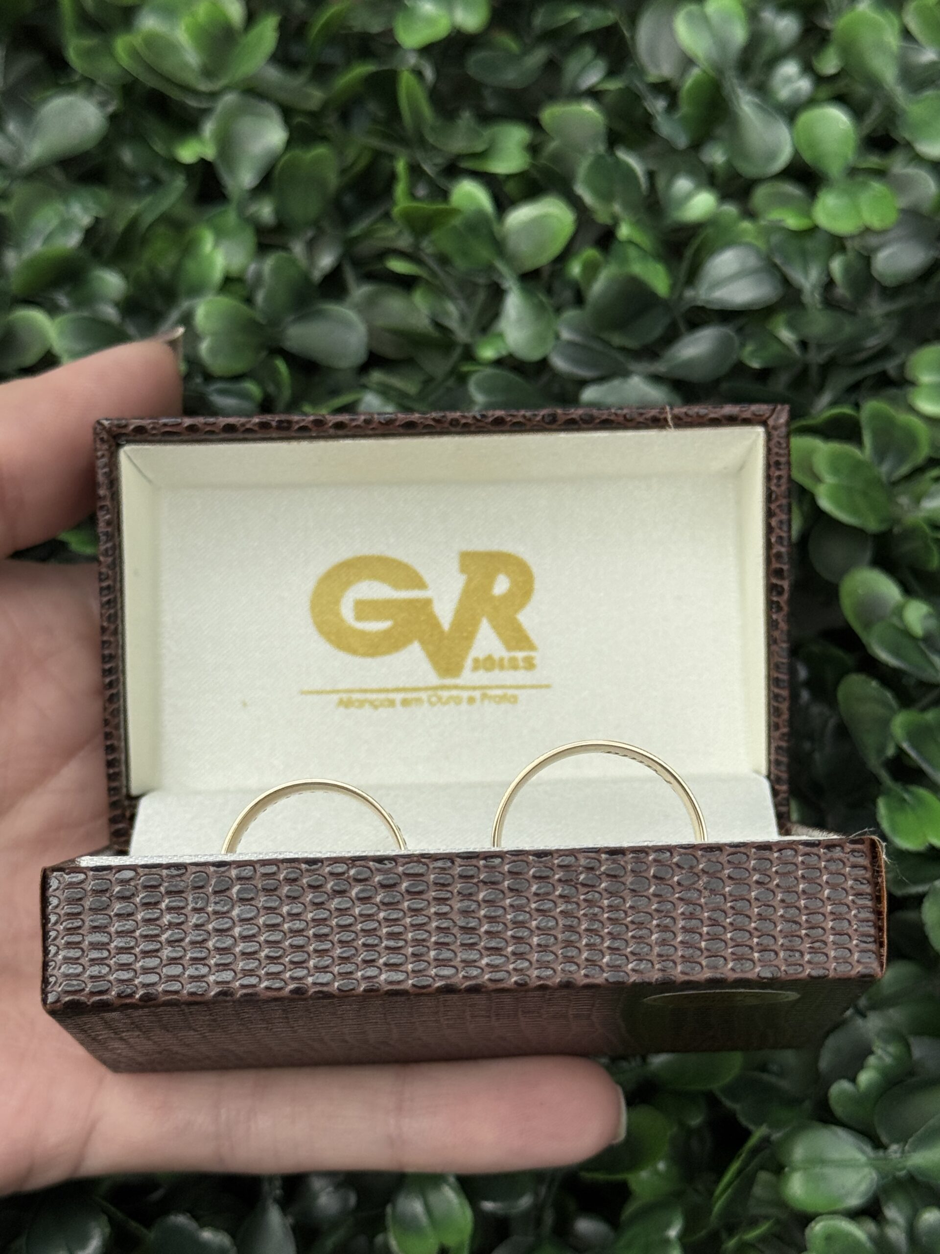 Par de aliança 6mm em Ouro - Imagem 3