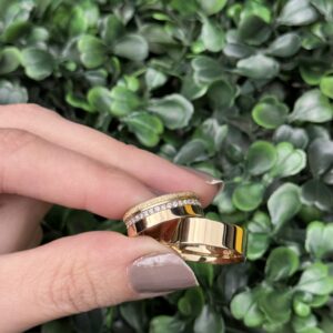 Par de aliança 6mm em Ouro