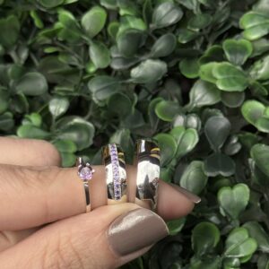 Par de aliança 6mm em prata