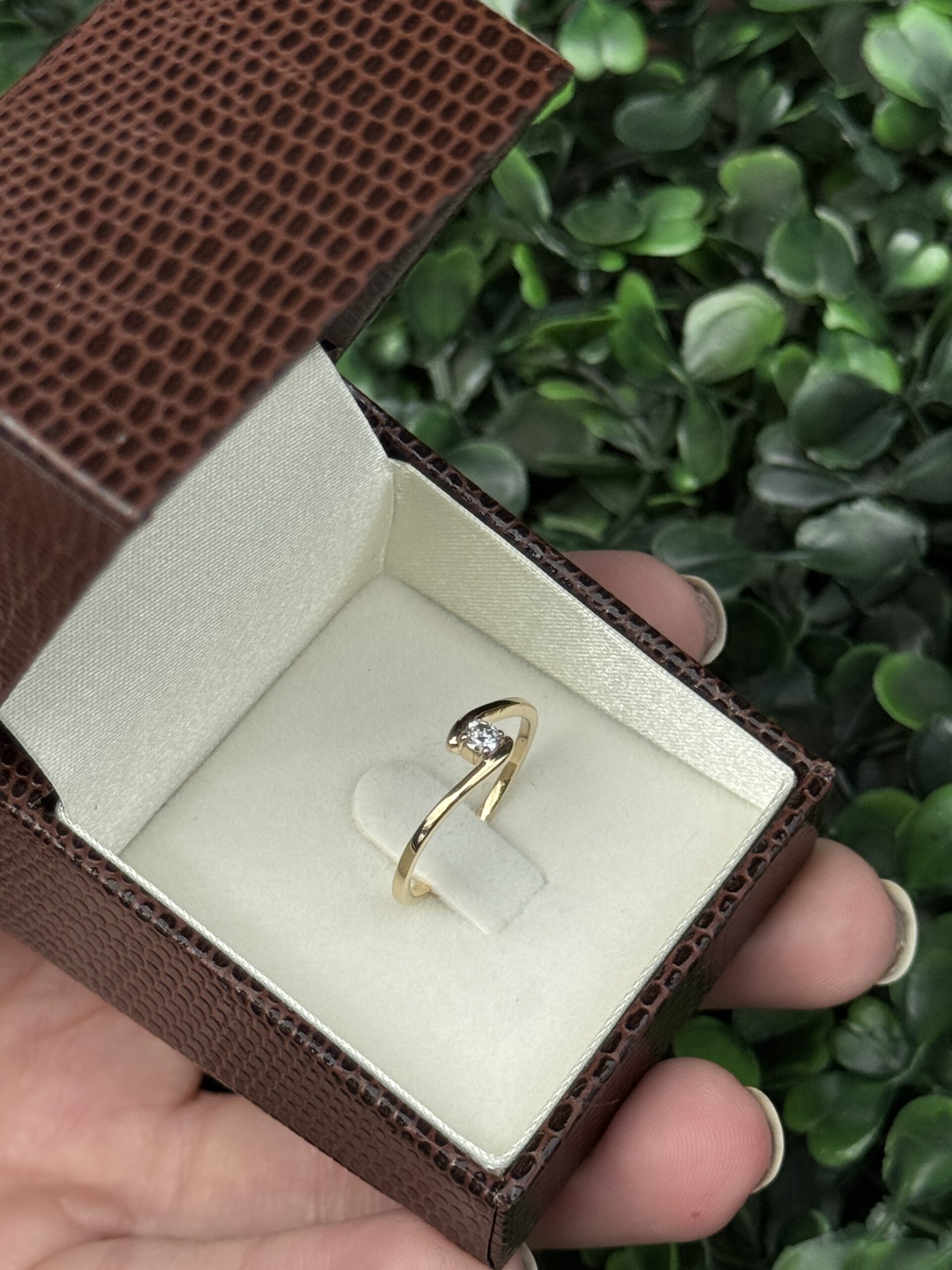 Solitário em ouro 18k - Imagem 5