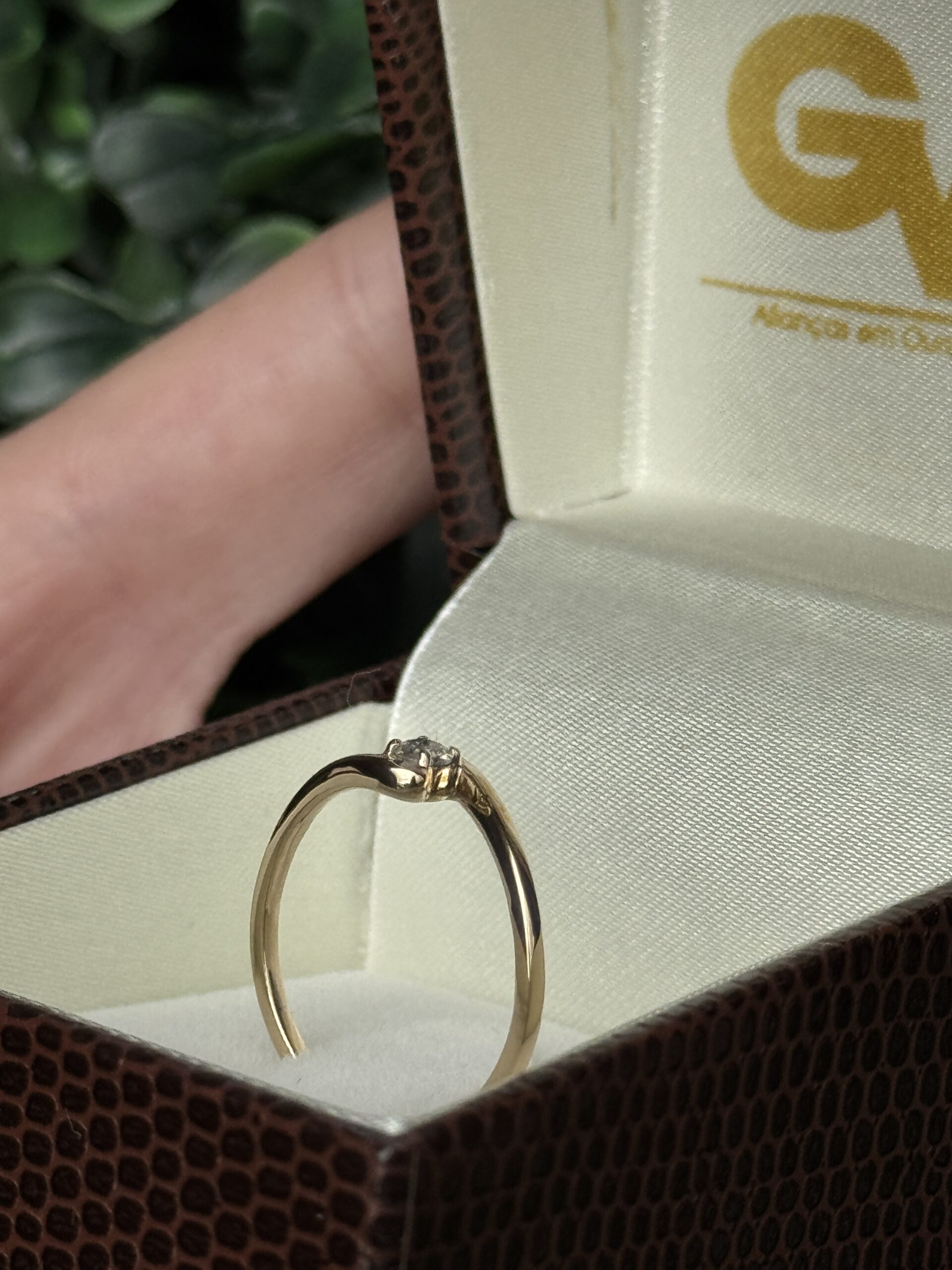 Solitário em ouro 18k - Imagem 2