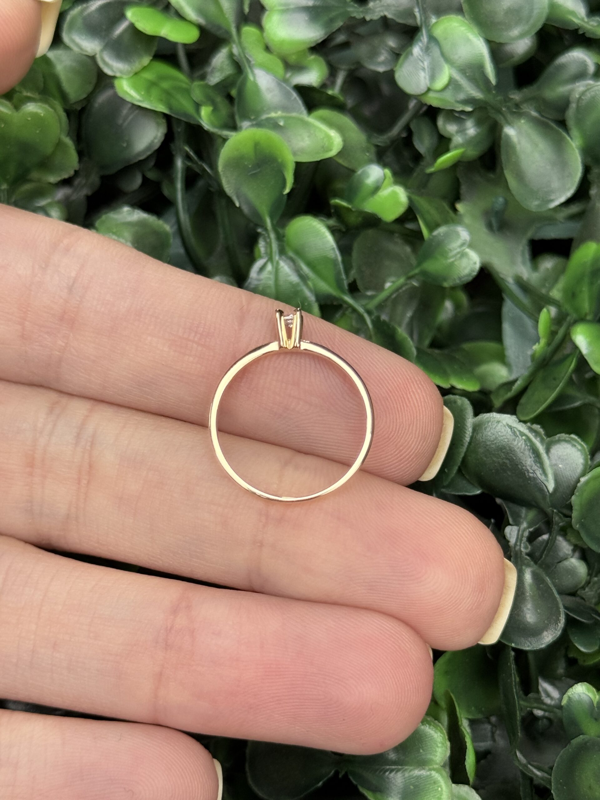 Solitário em ouro 18k - Imagem 2