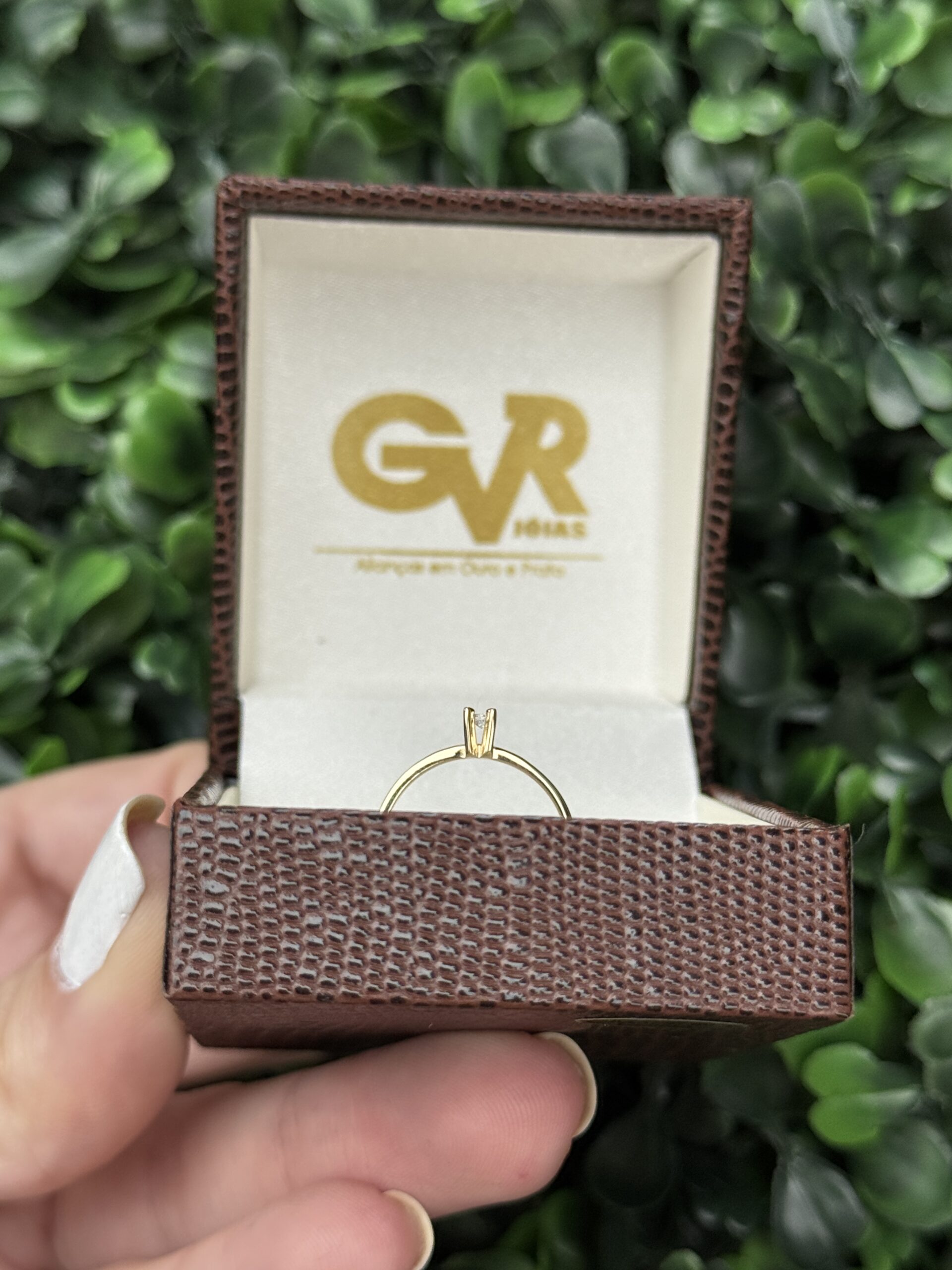 Solitário em ouro 18k - Imagem 3