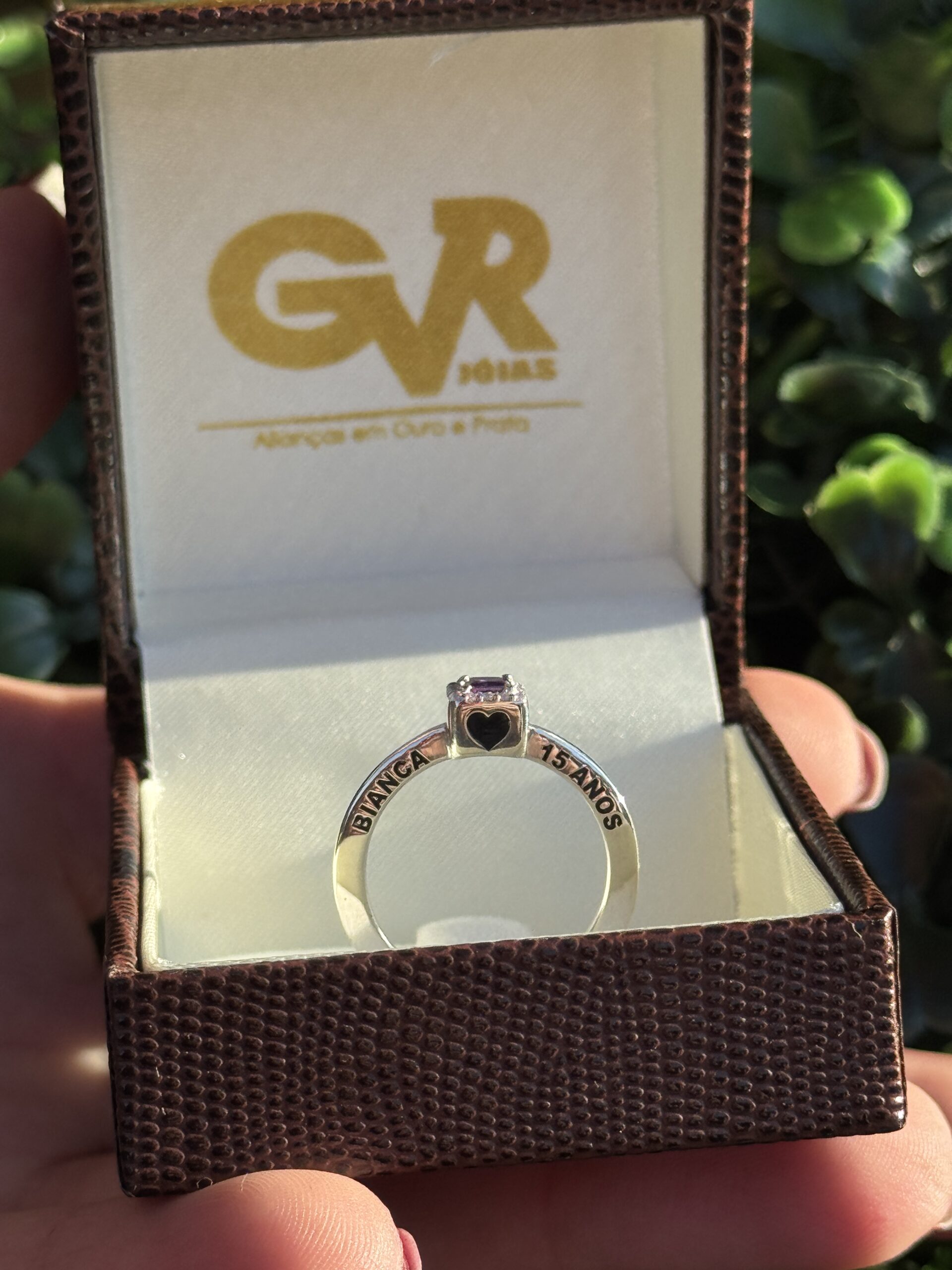 Anéis 15 anos em prata - Imagem 10