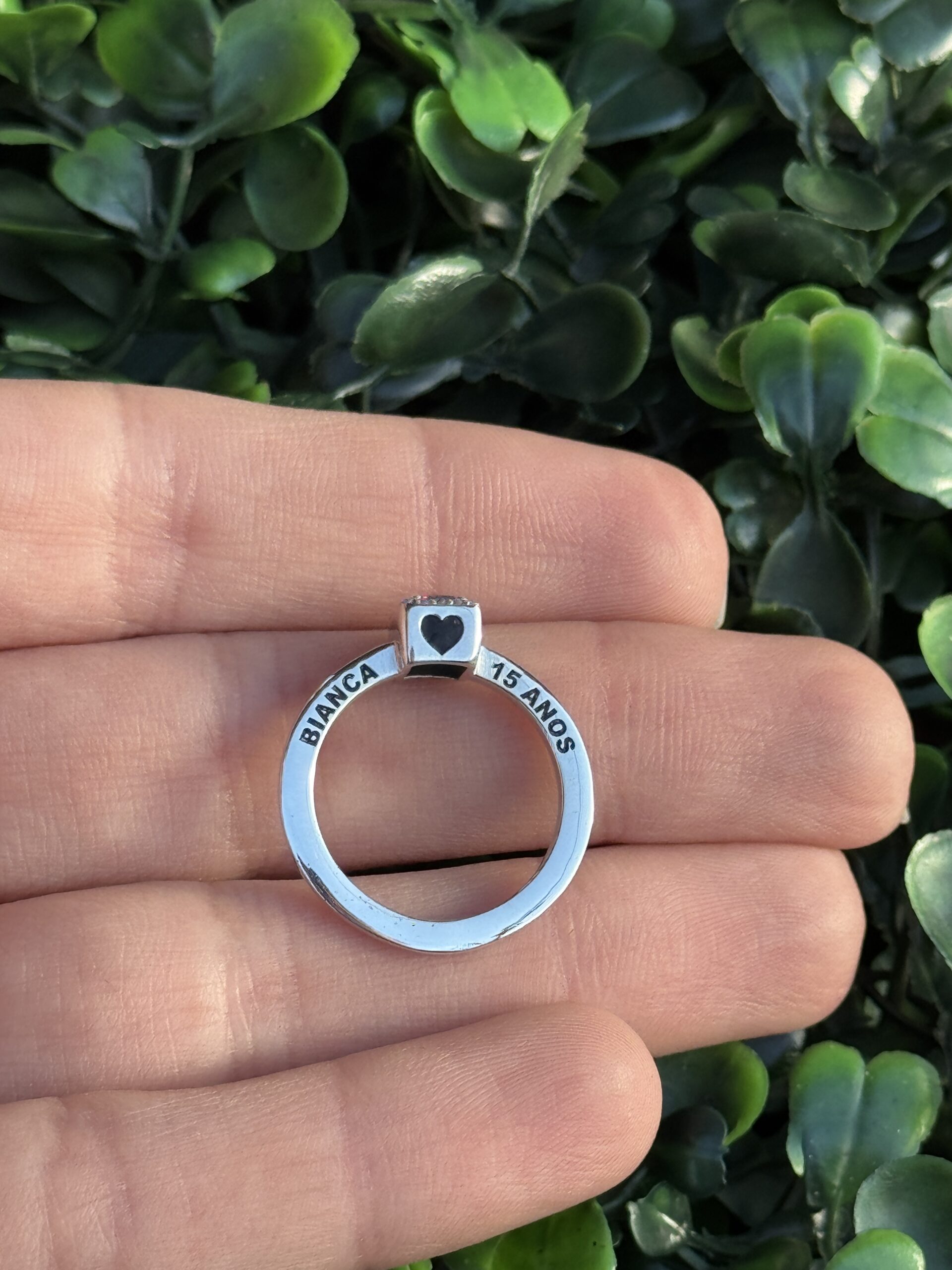 Anéis 15 anos em prata - Imagem 3