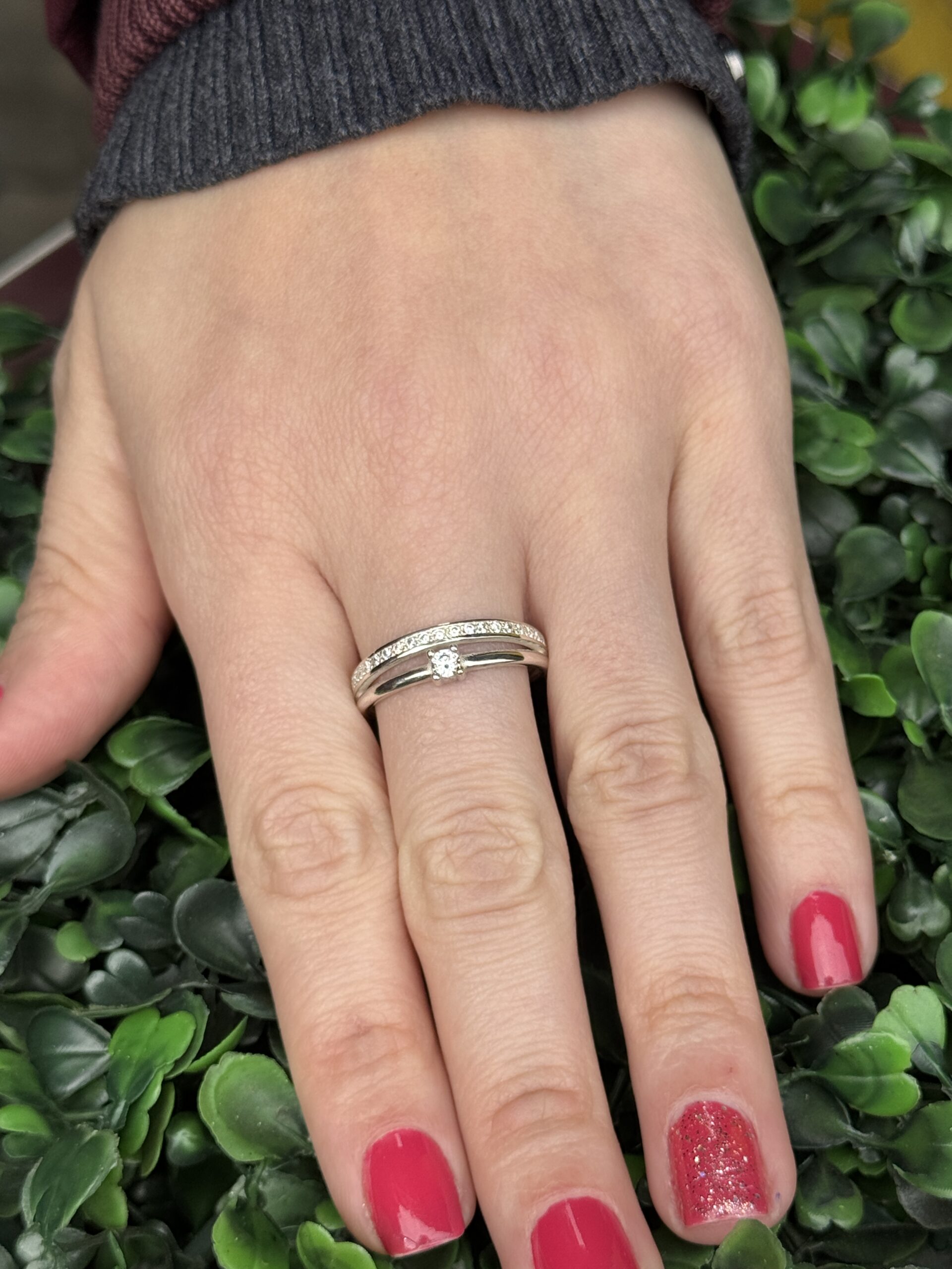 Solitário aparador em prata - Imagem 5