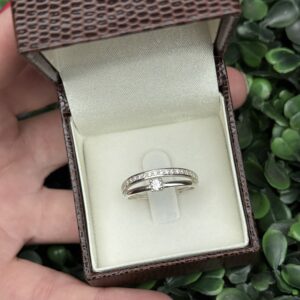 Solitário aparador em prata