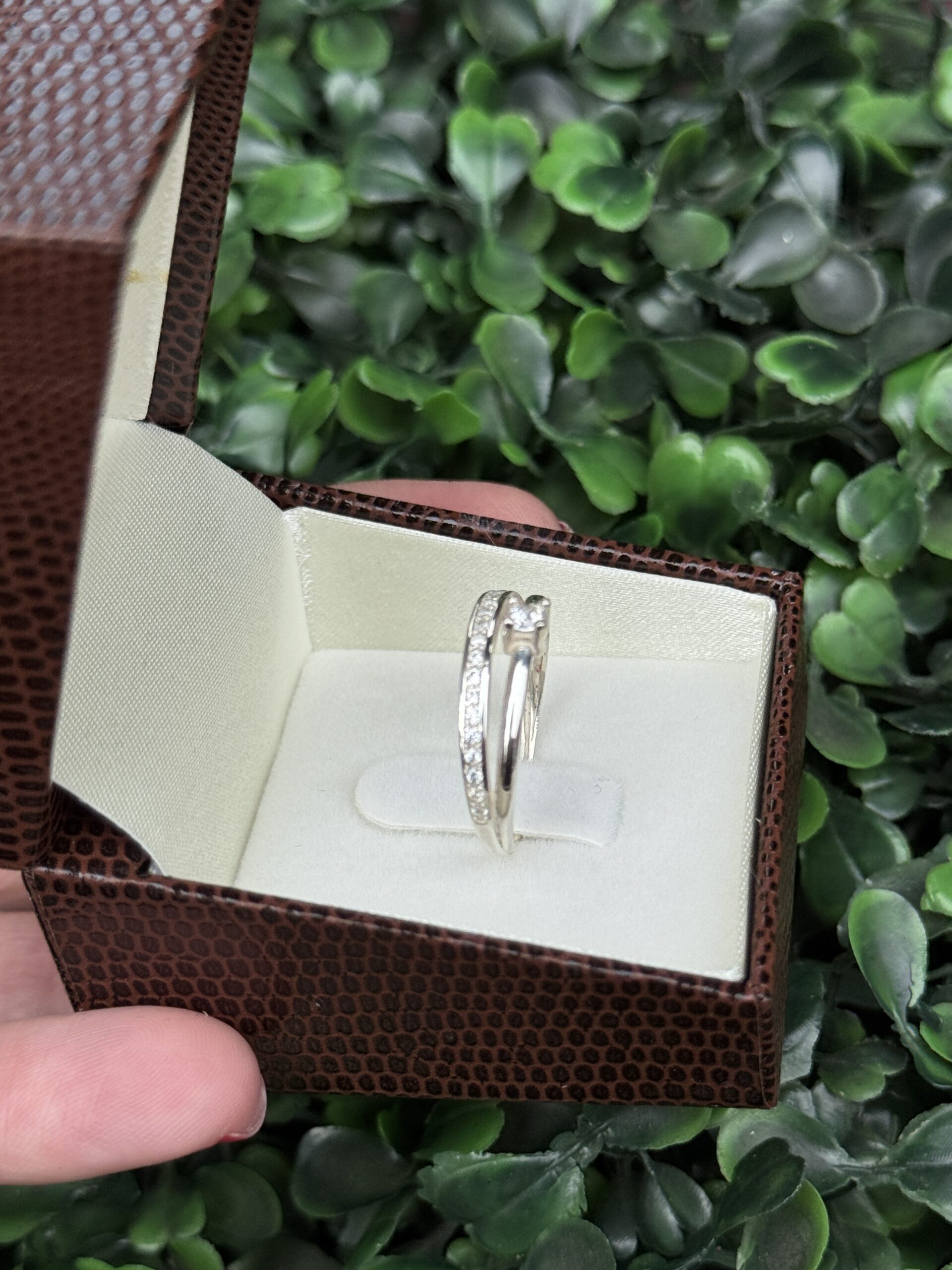 Solitário aparador em prata - Imagem 2