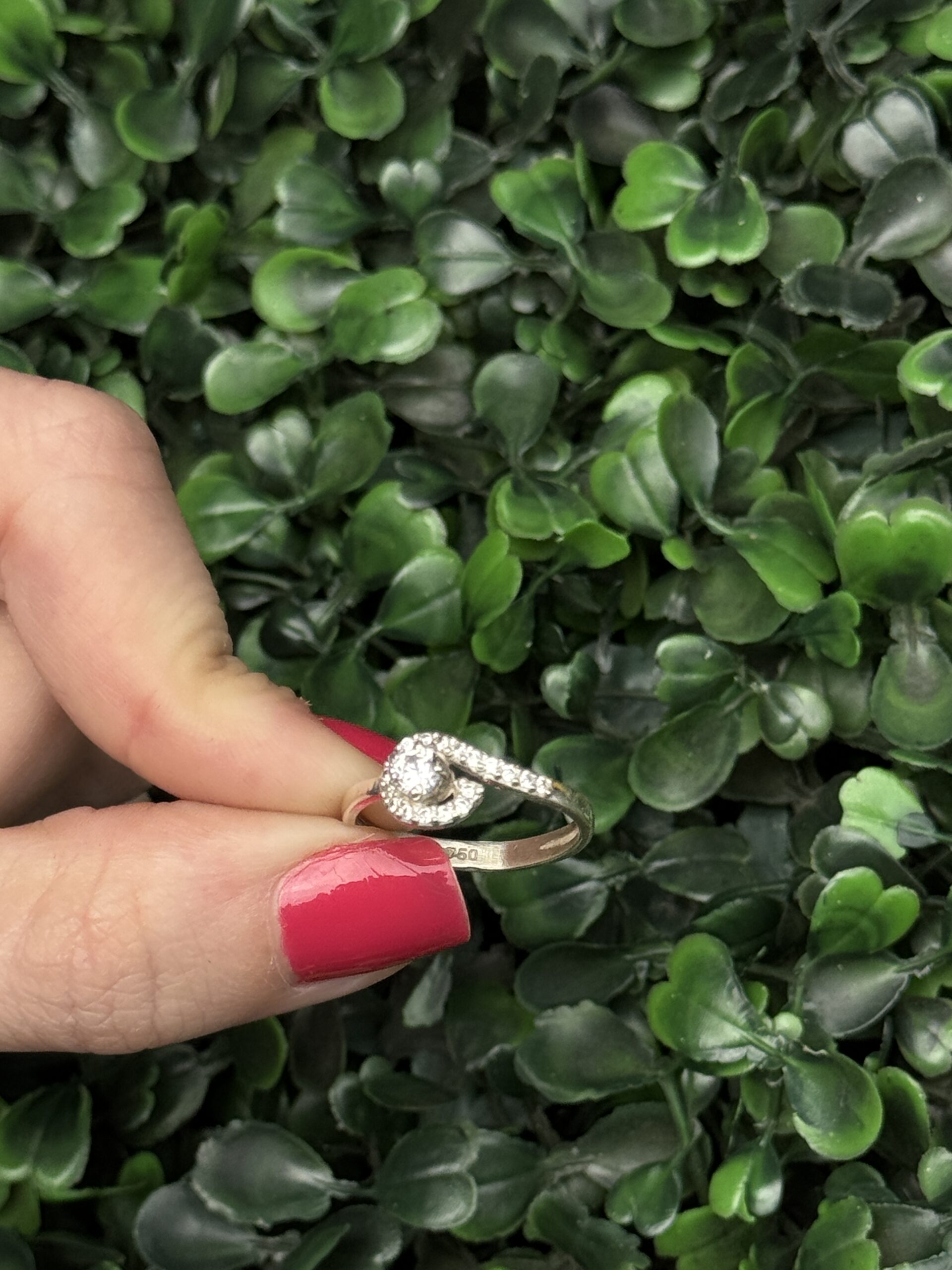 Solitário em prata cravejado - Imagem 6