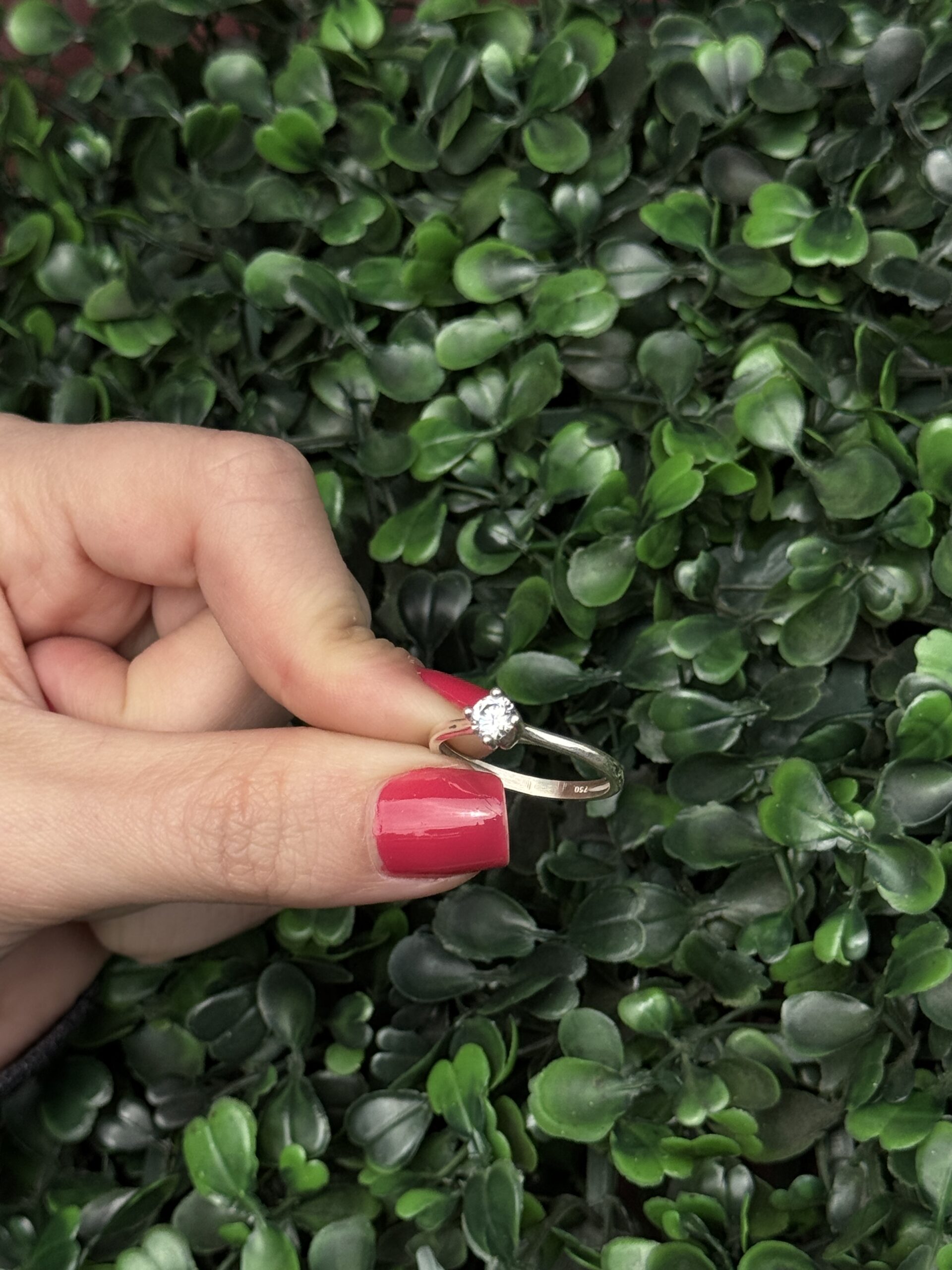 Solitário em prata - Imagem 6