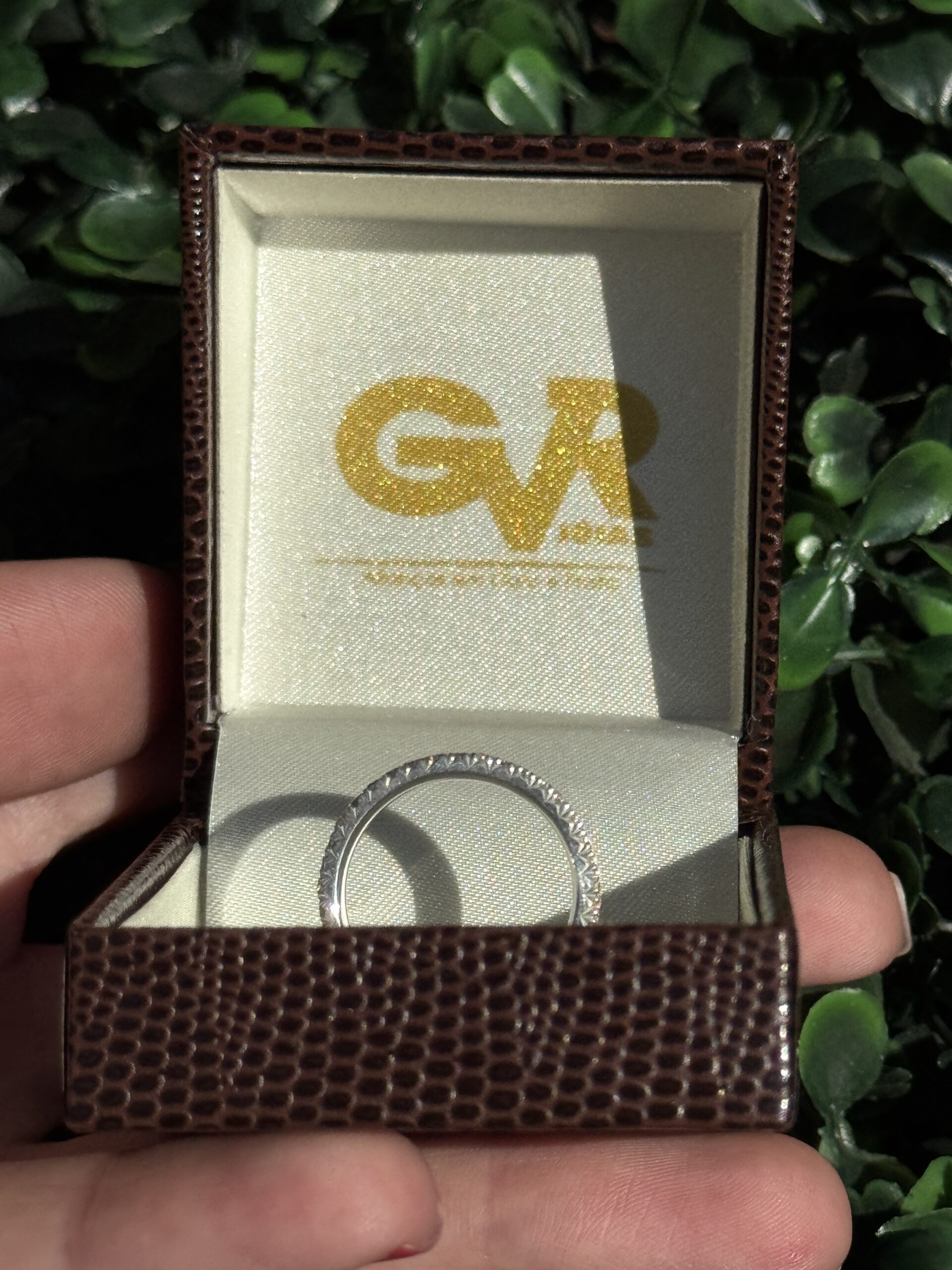 Meia aliança em prata - Imagem 4