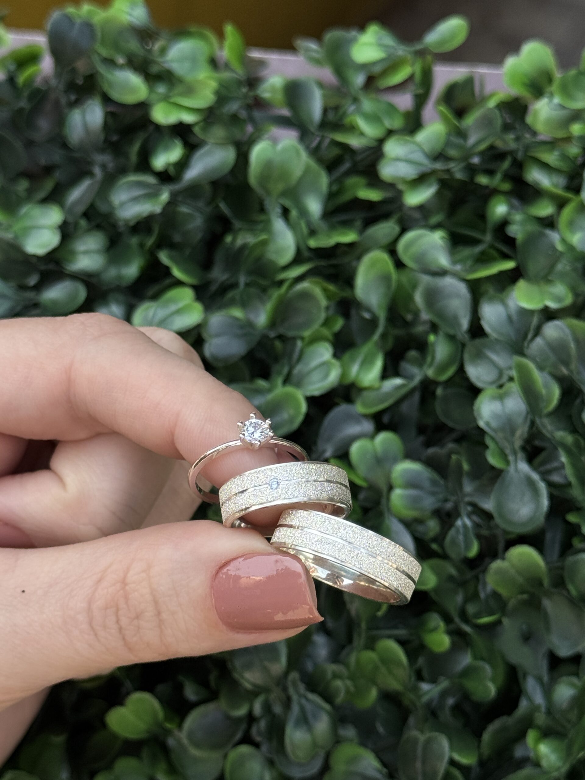 Par de aliança 6mm em prata - Imagem 3