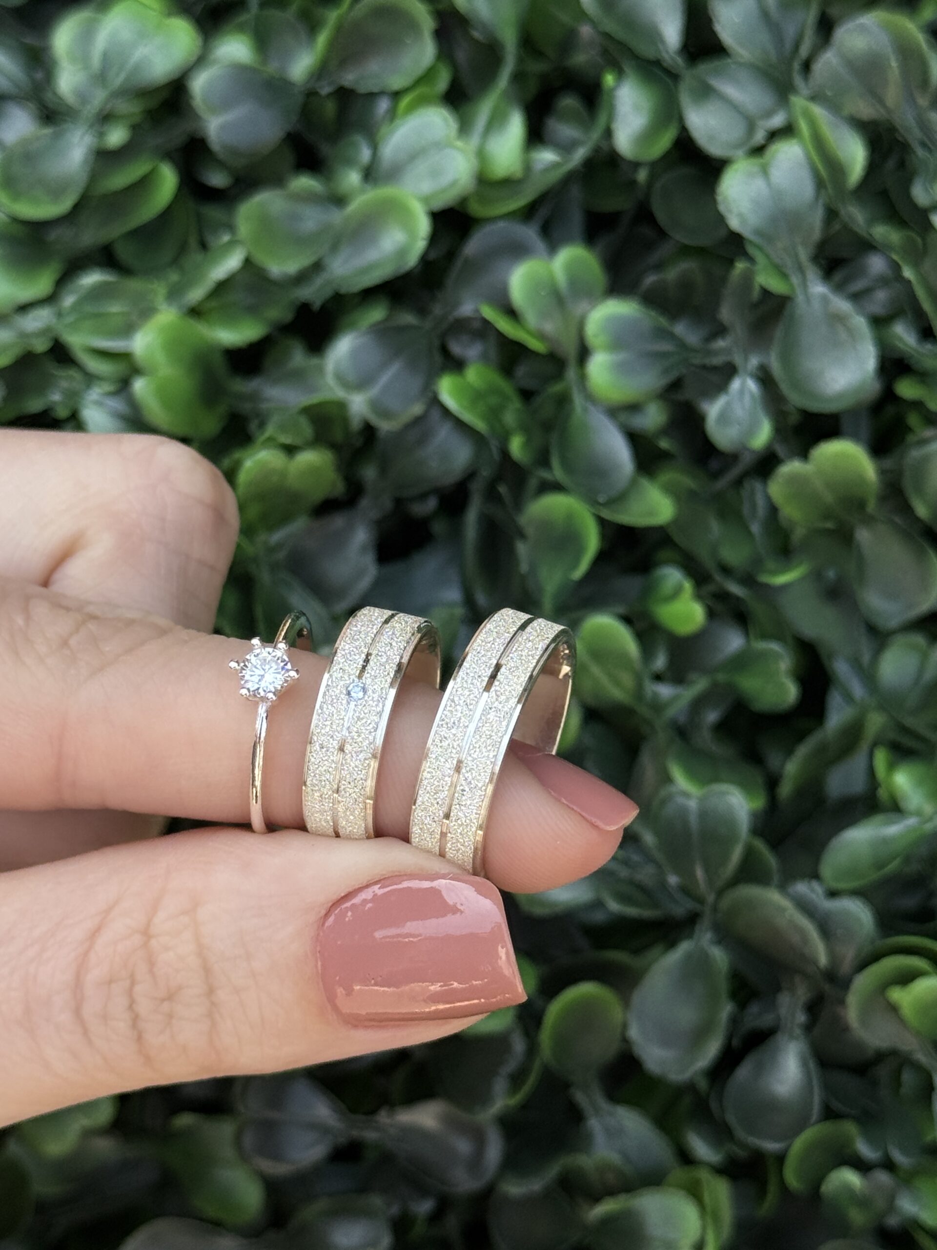 Par de aliança 6mm em prata