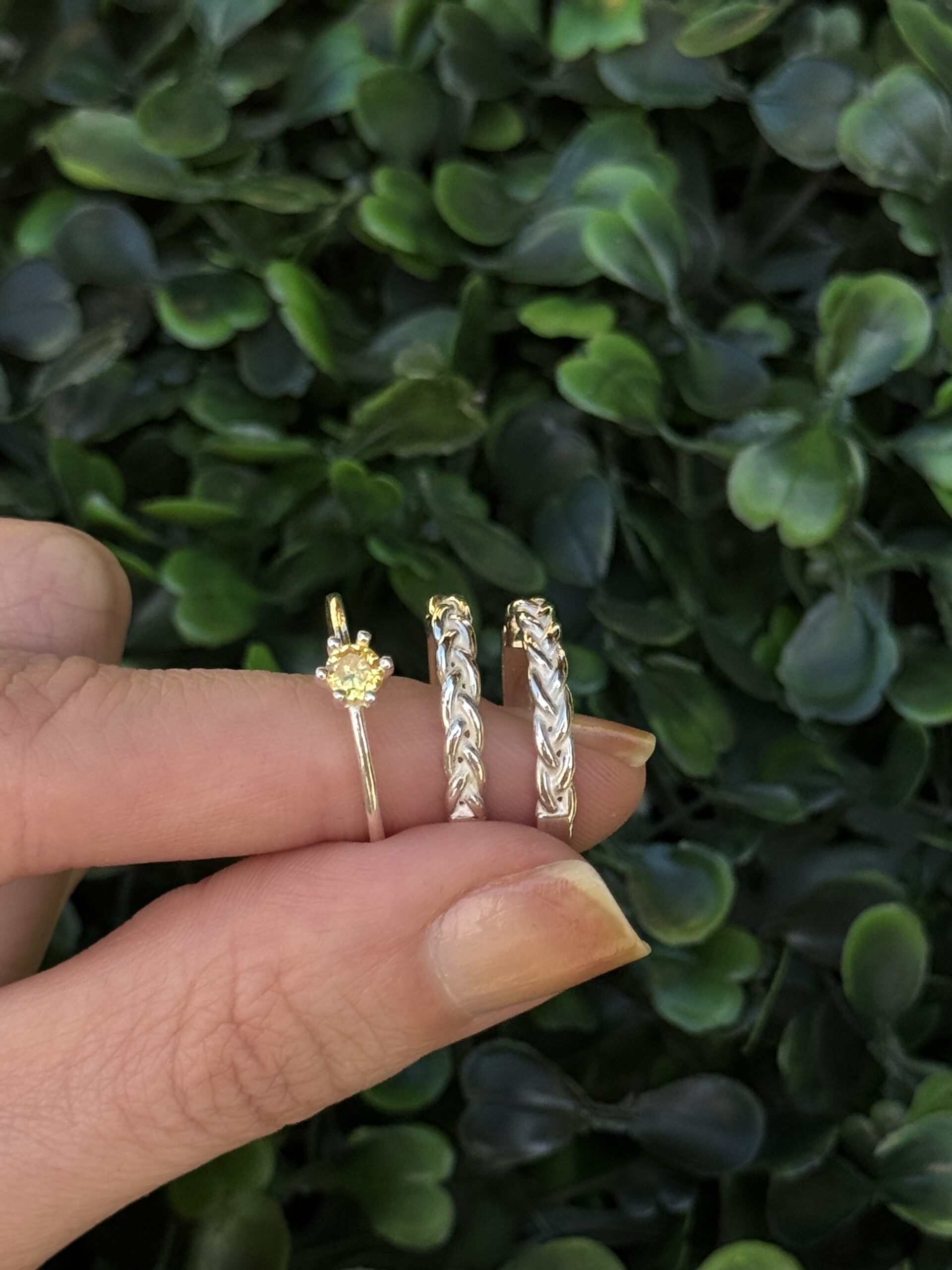 Par de aliança 3mm em prata - Imagem 3