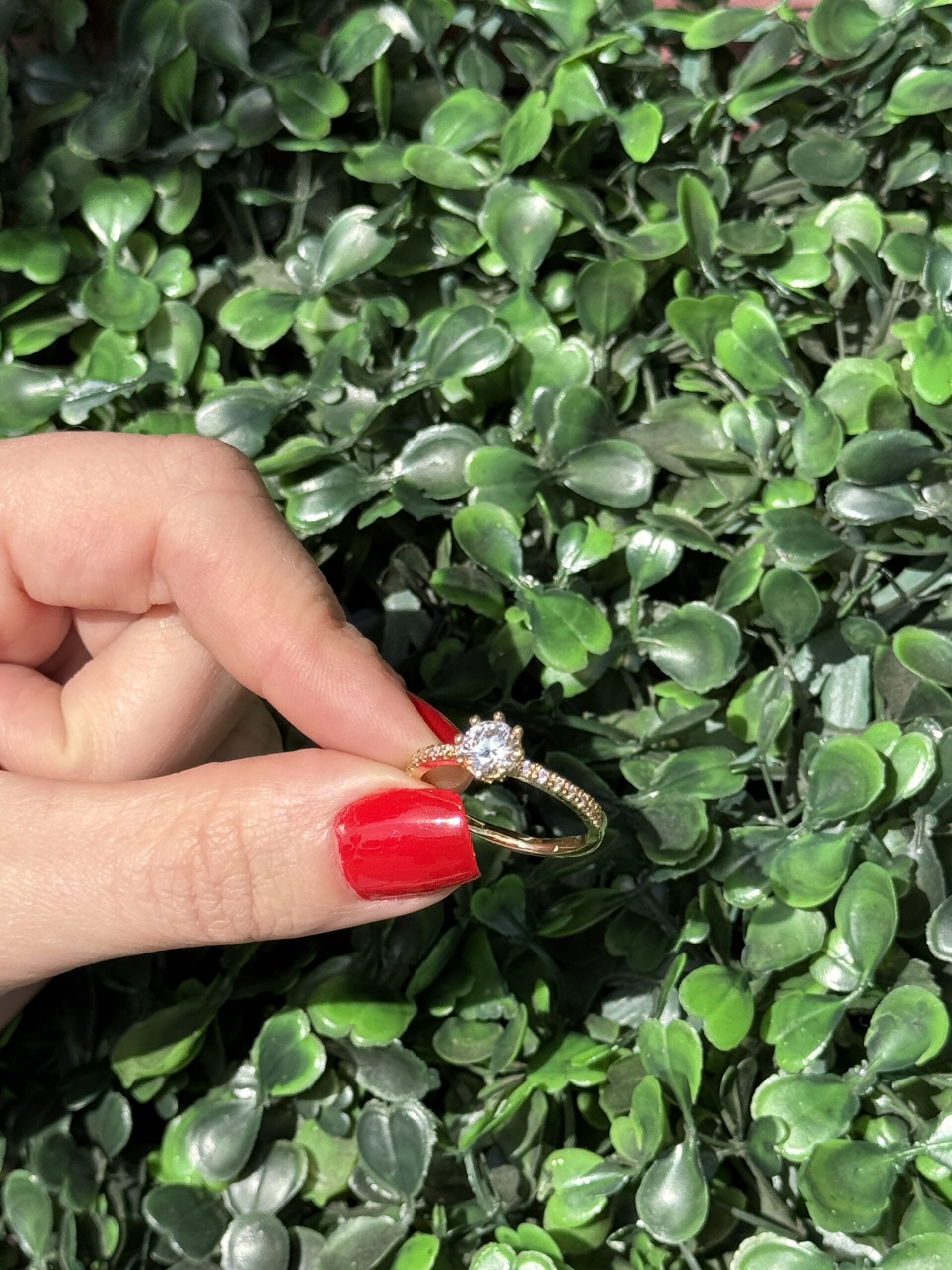 Solitário em ouro 18k - Imagem 8