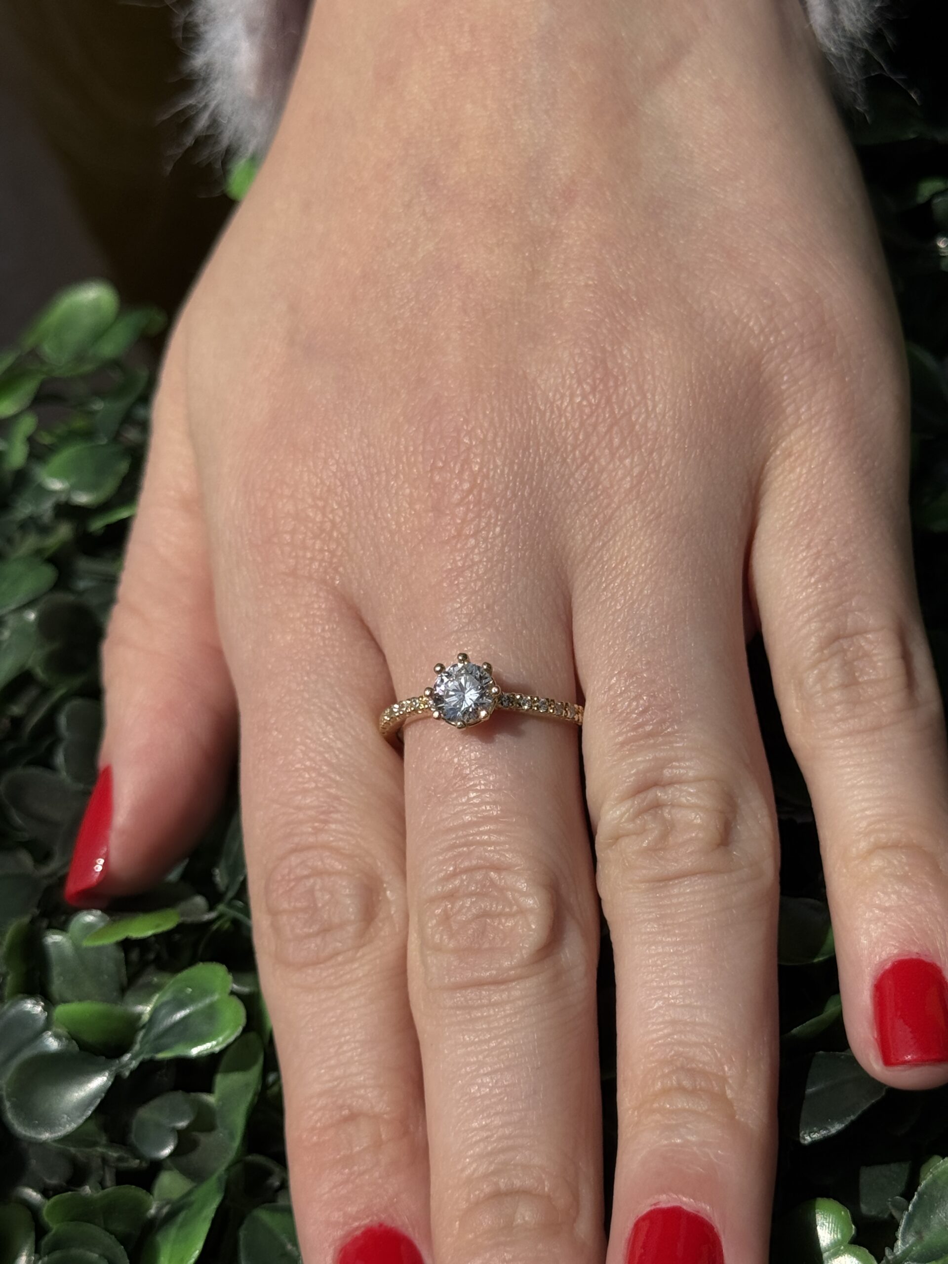 Solitário em ouro 18k - Imagem 7