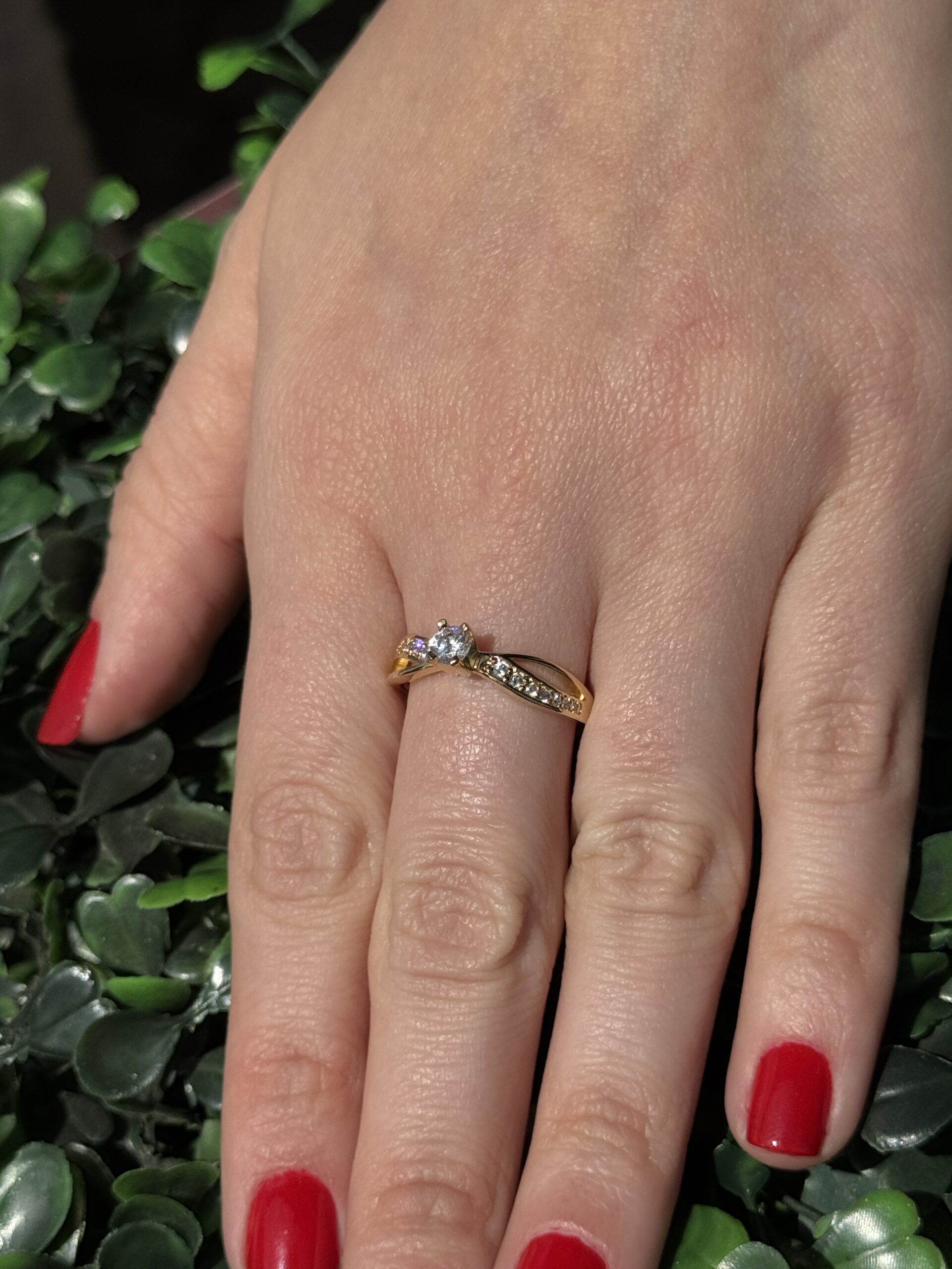 Solitário em ouro 18k - Imagem 6