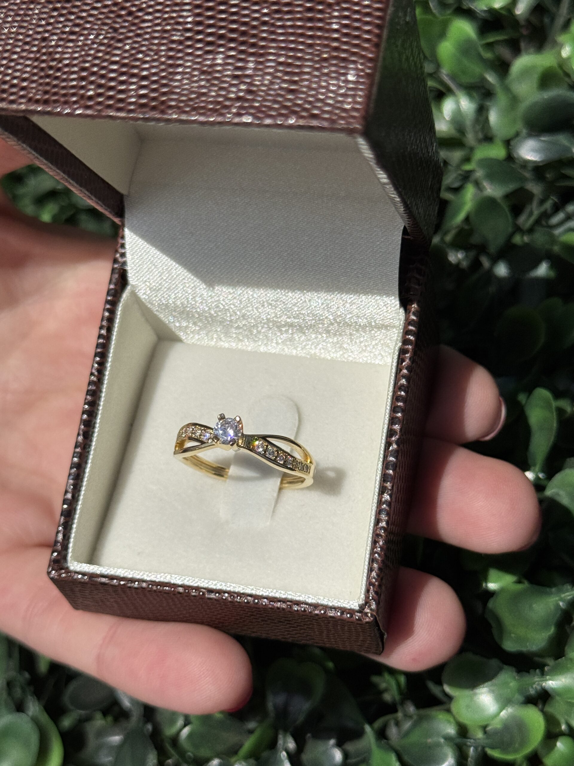 Solitário em ouro 18k - Imagem 4