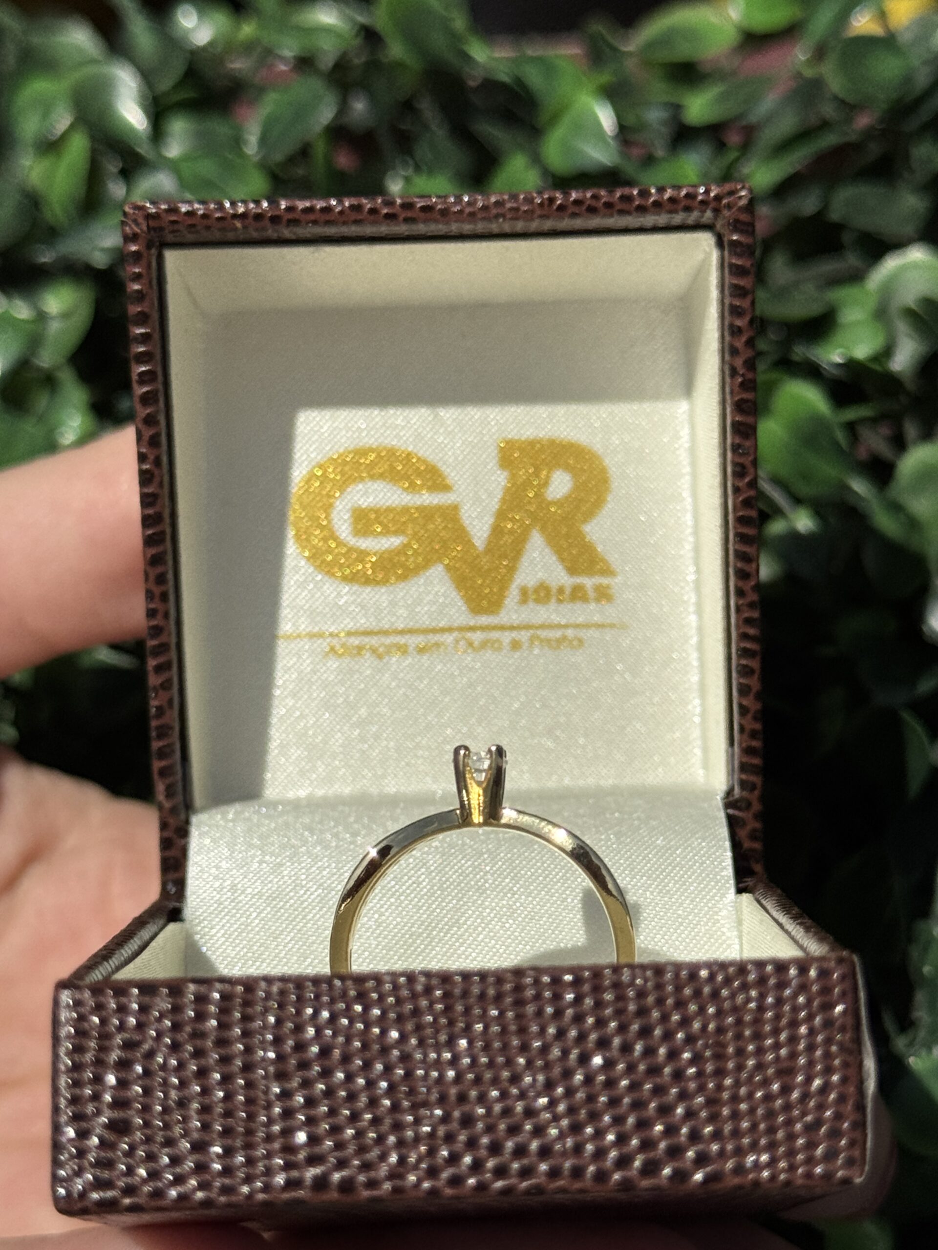 Solitário em ouro 18k - Imagem 2