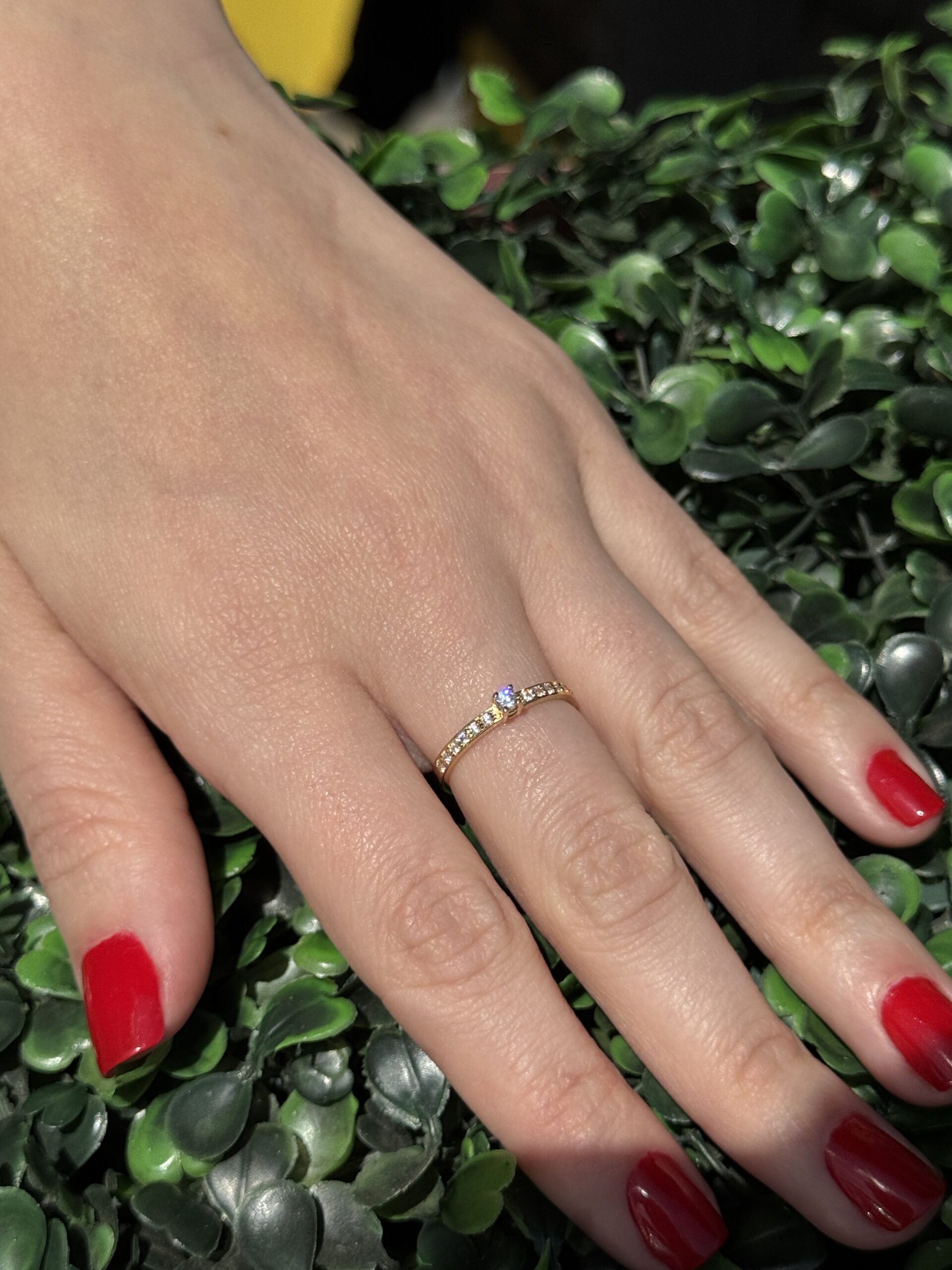 Solitário em ouro 18k - Imagem 5