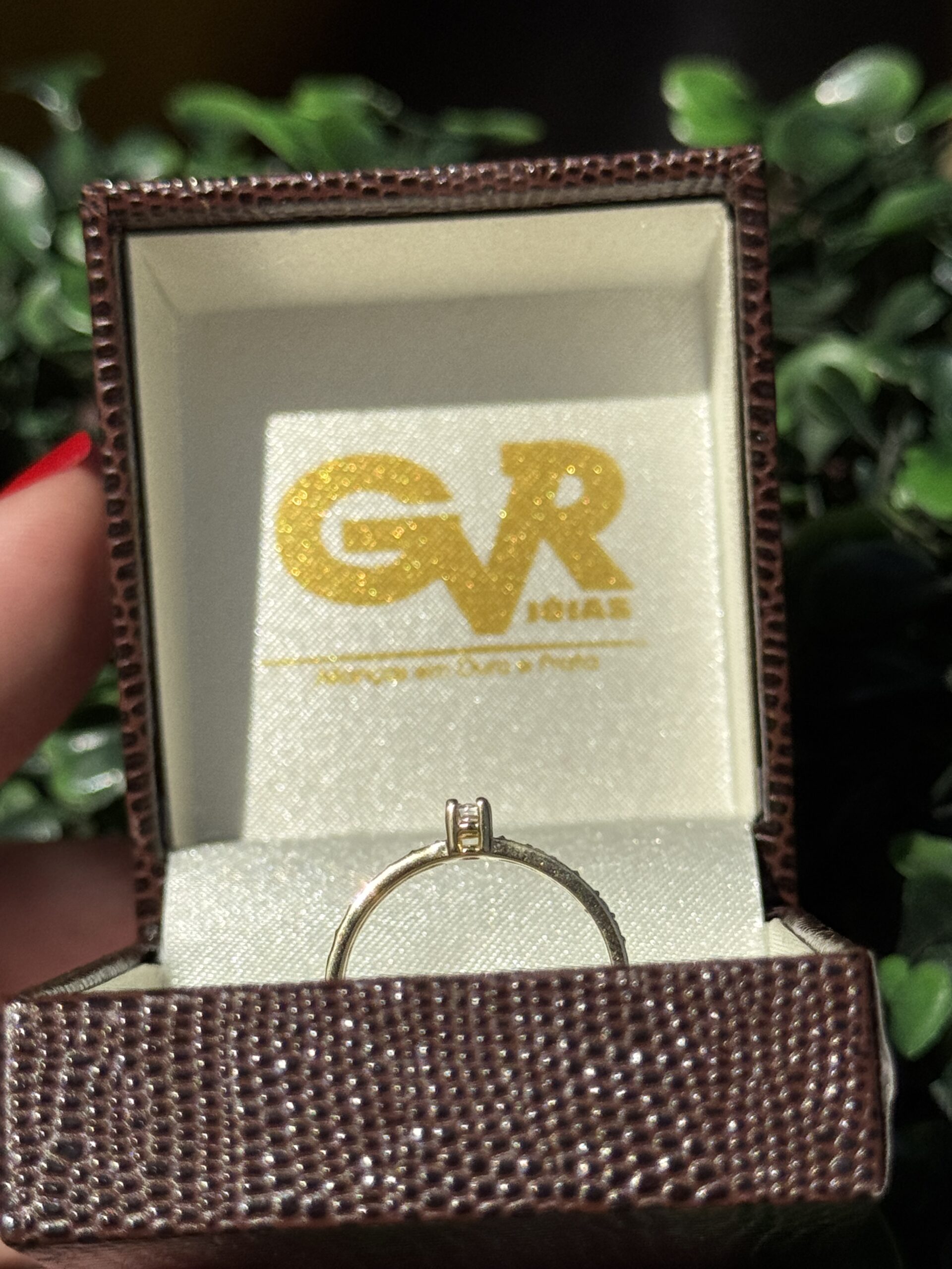 Solitário em ouro 18k - Imagem 2