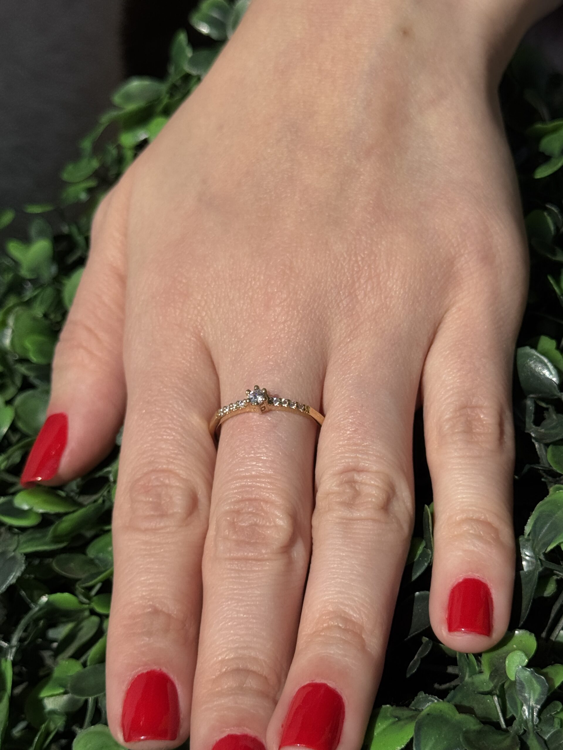 Solitário em ouro 18k - Imagem 6