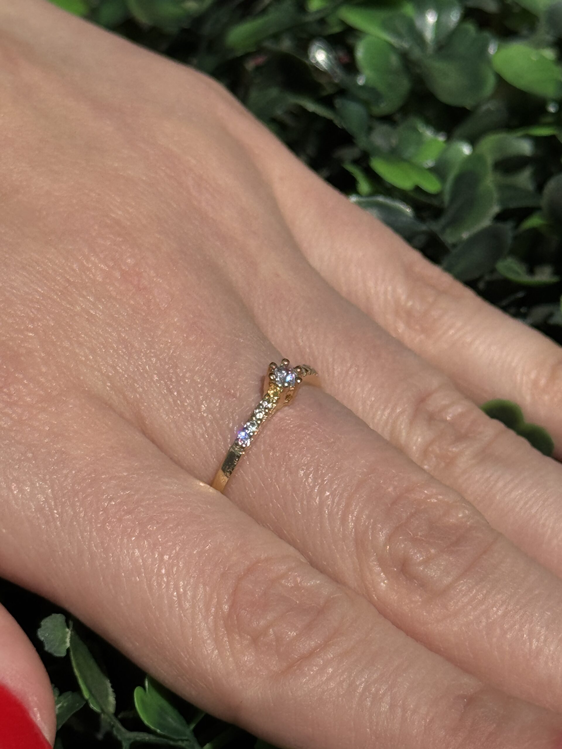 Solitário em ouro 18k - Imagem 5