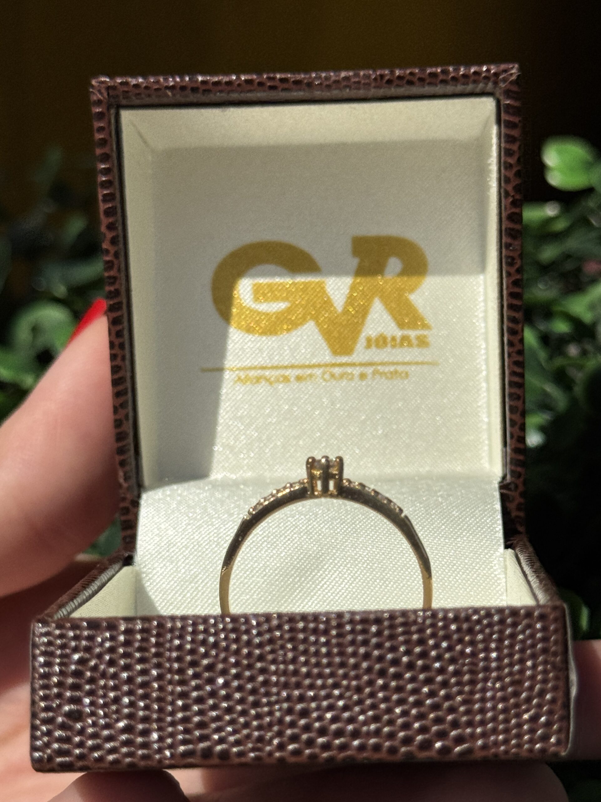 Solitário em ouro 18k - Imagem 2