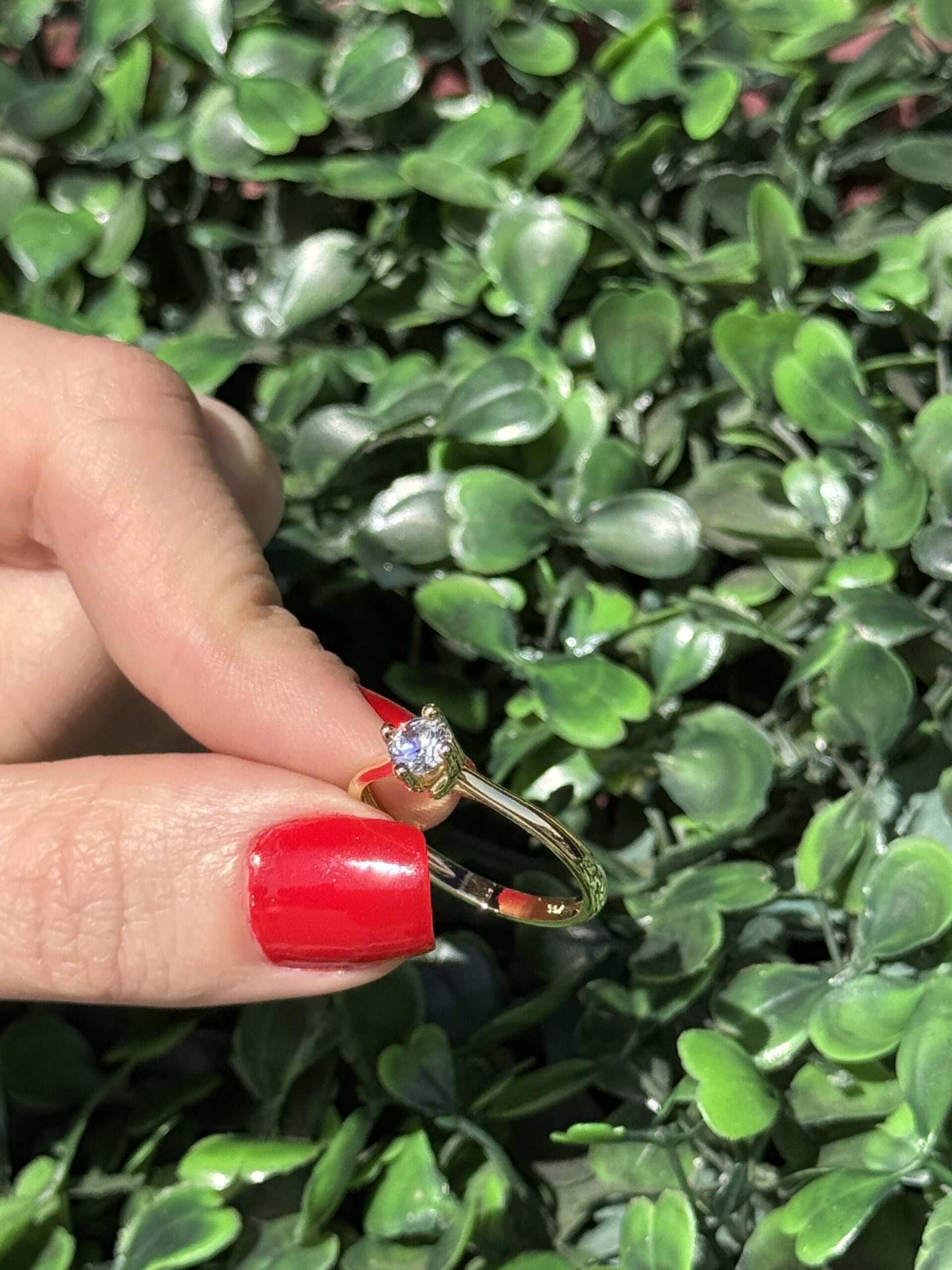 Solitário em ouro 18k - Imagem 7