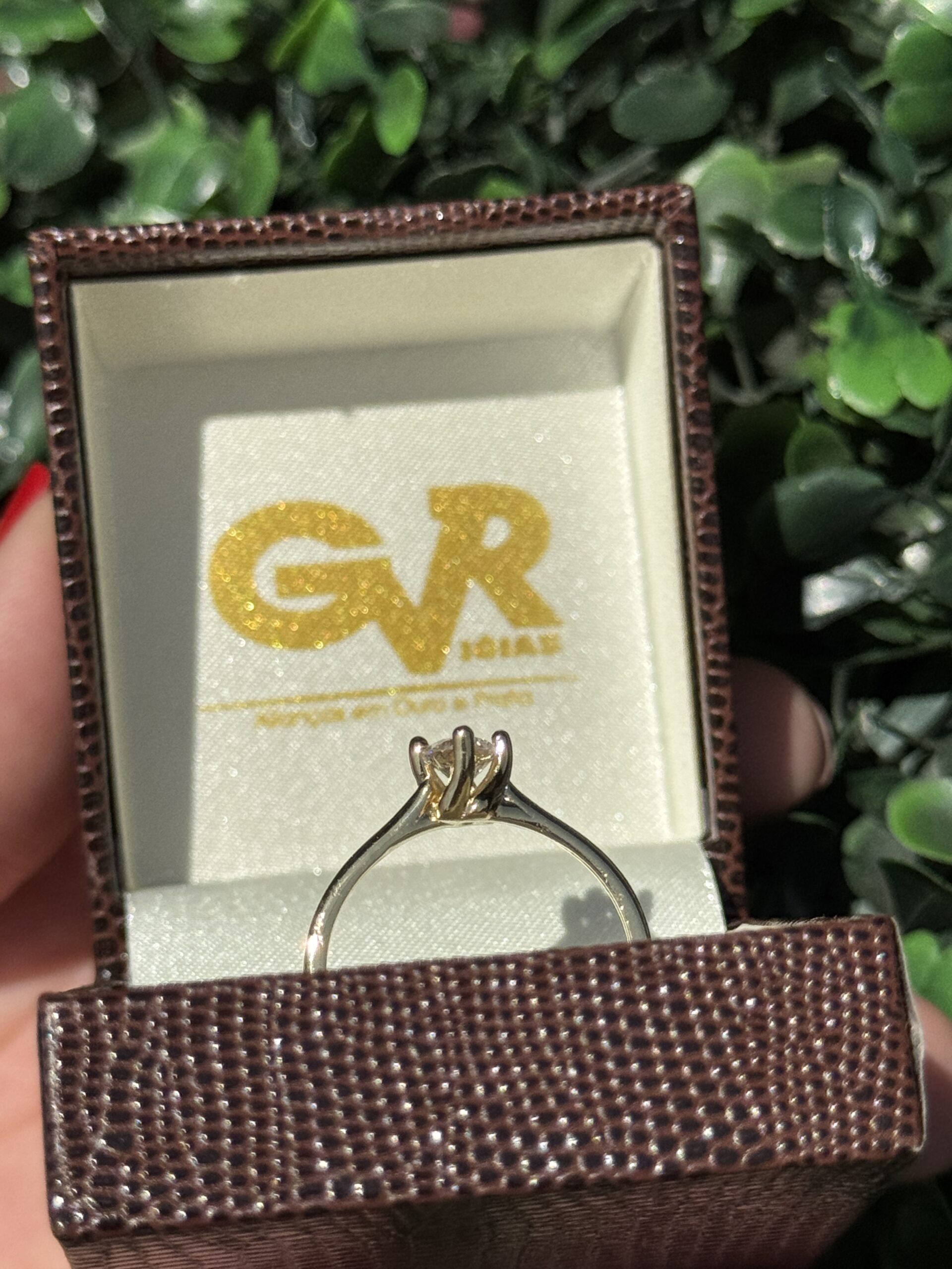 Solitário em ouro 18k - Imagem 2