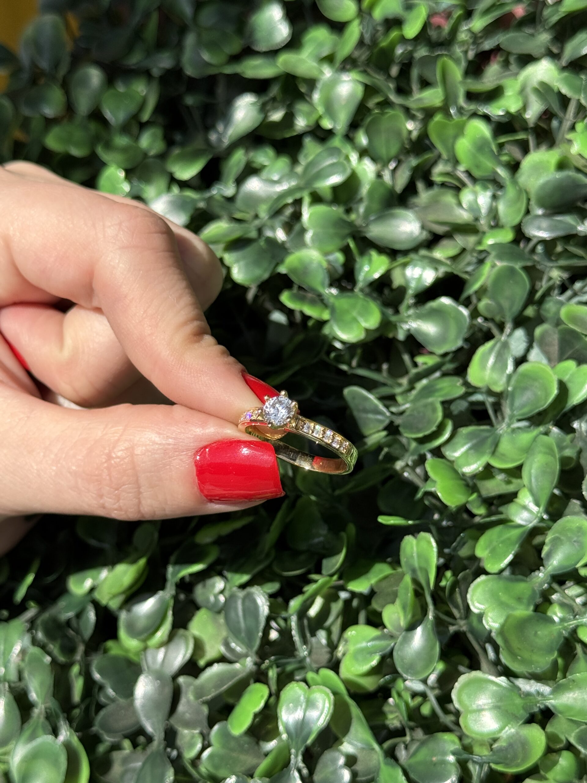 Solitário em ouro 18k - Imagem 7