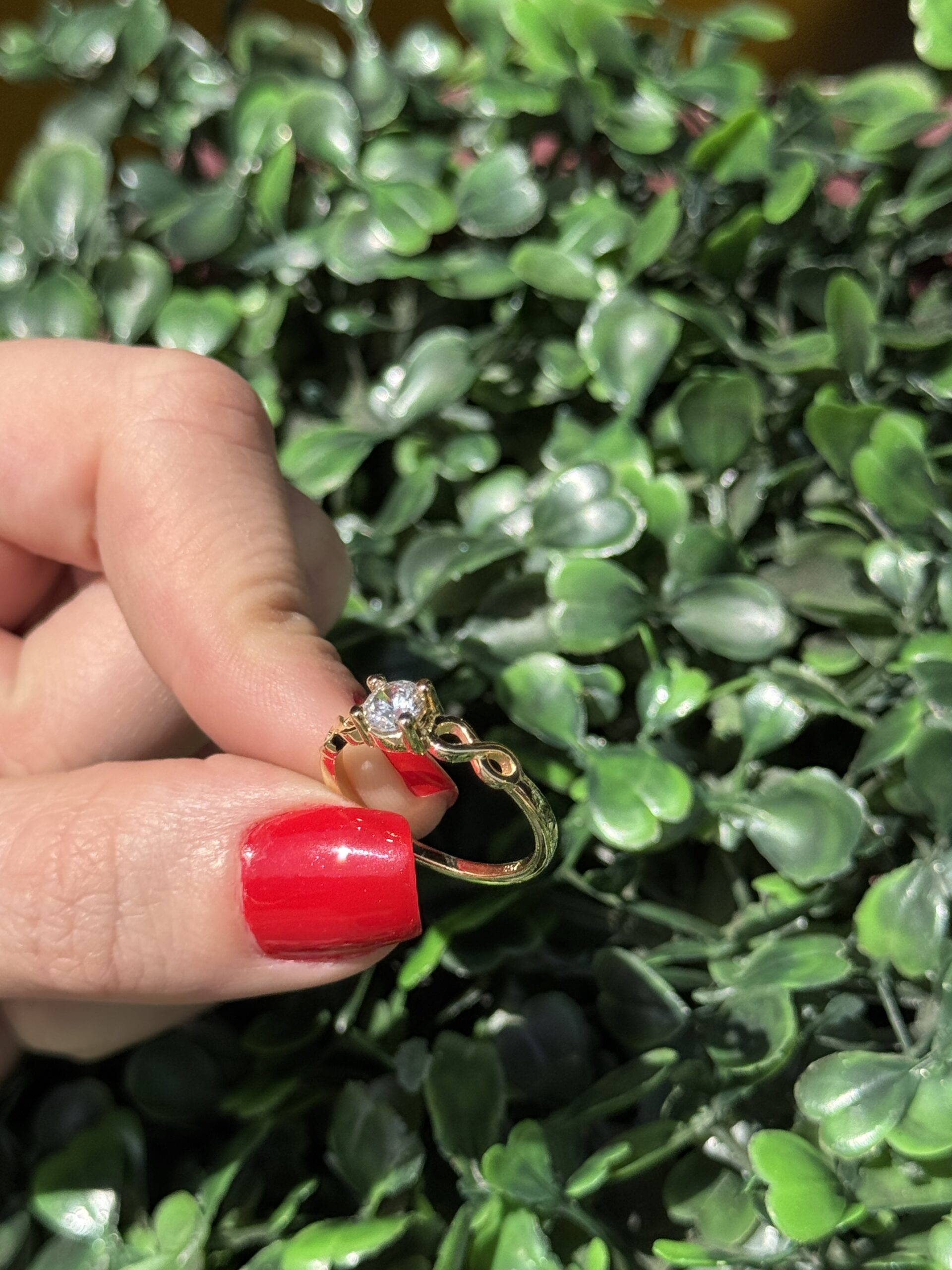 Solitário em ouro 18k - Imagem 8