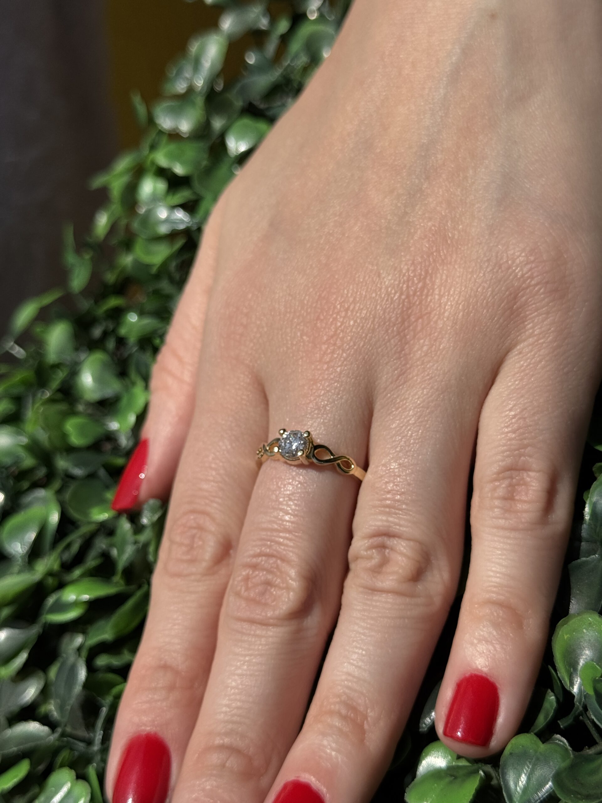 Solitário em ouro 18k - Imagem 6