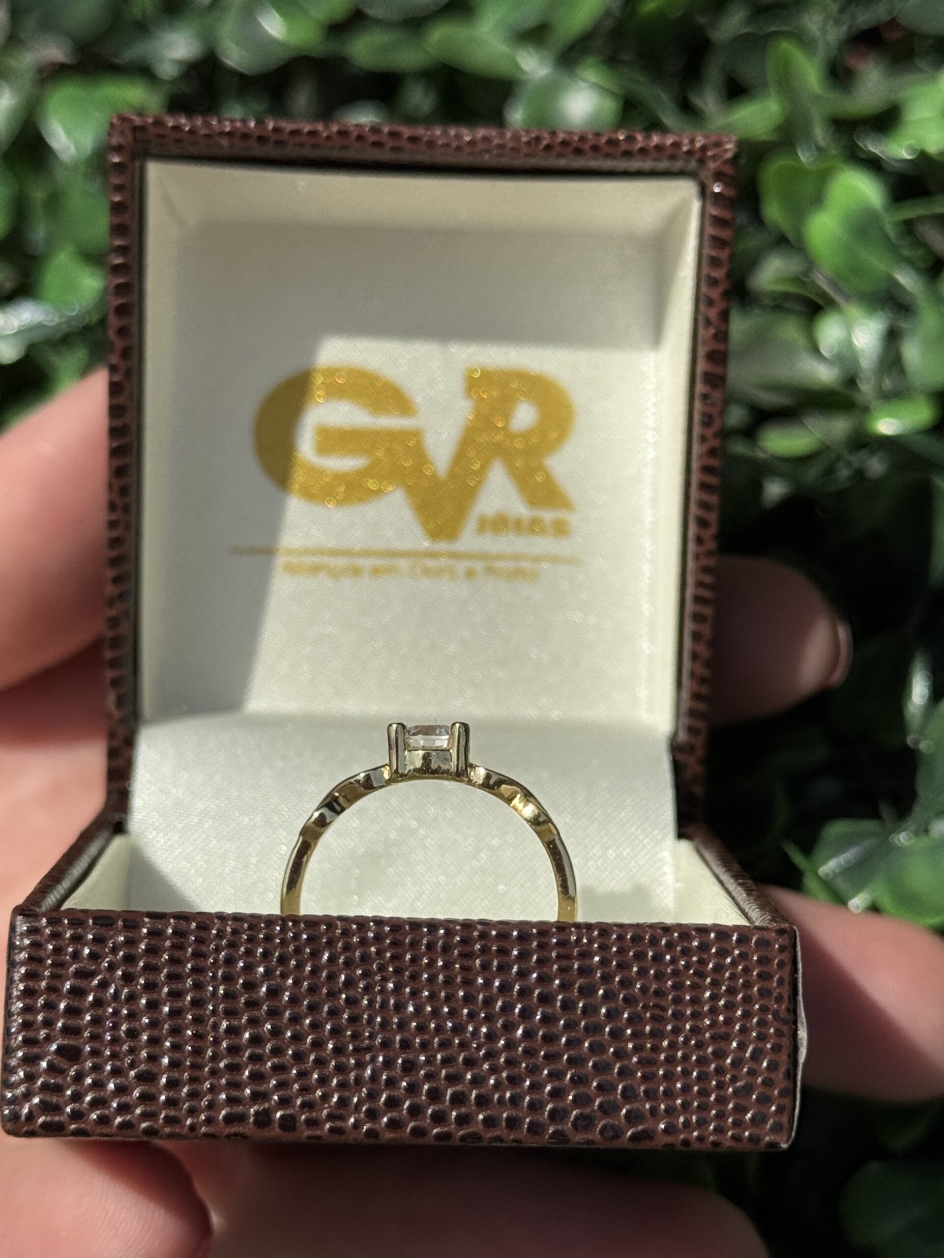 Solitário em ouro 18k - Imagem 2