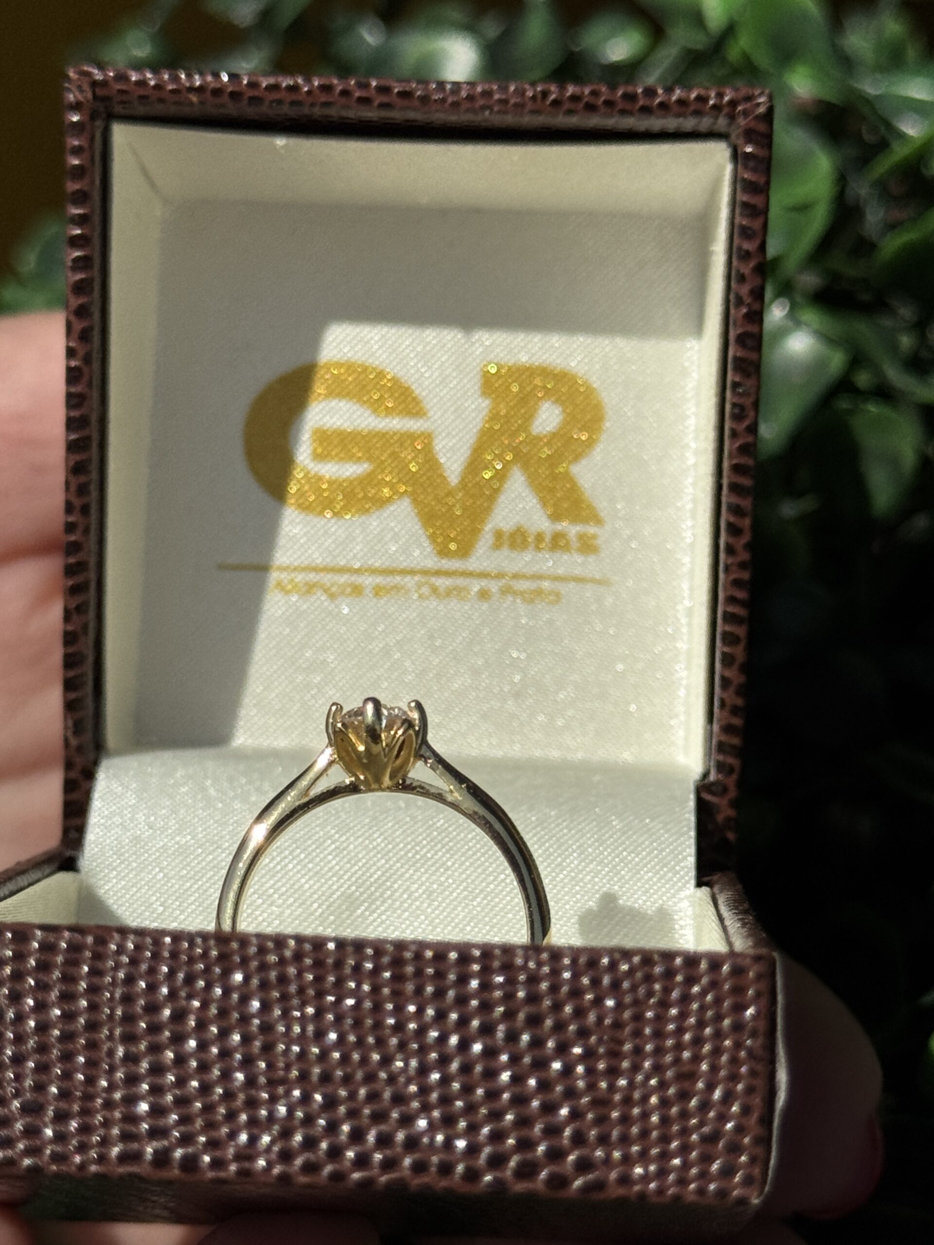 Solitário em ouro 18k - Imagem 2