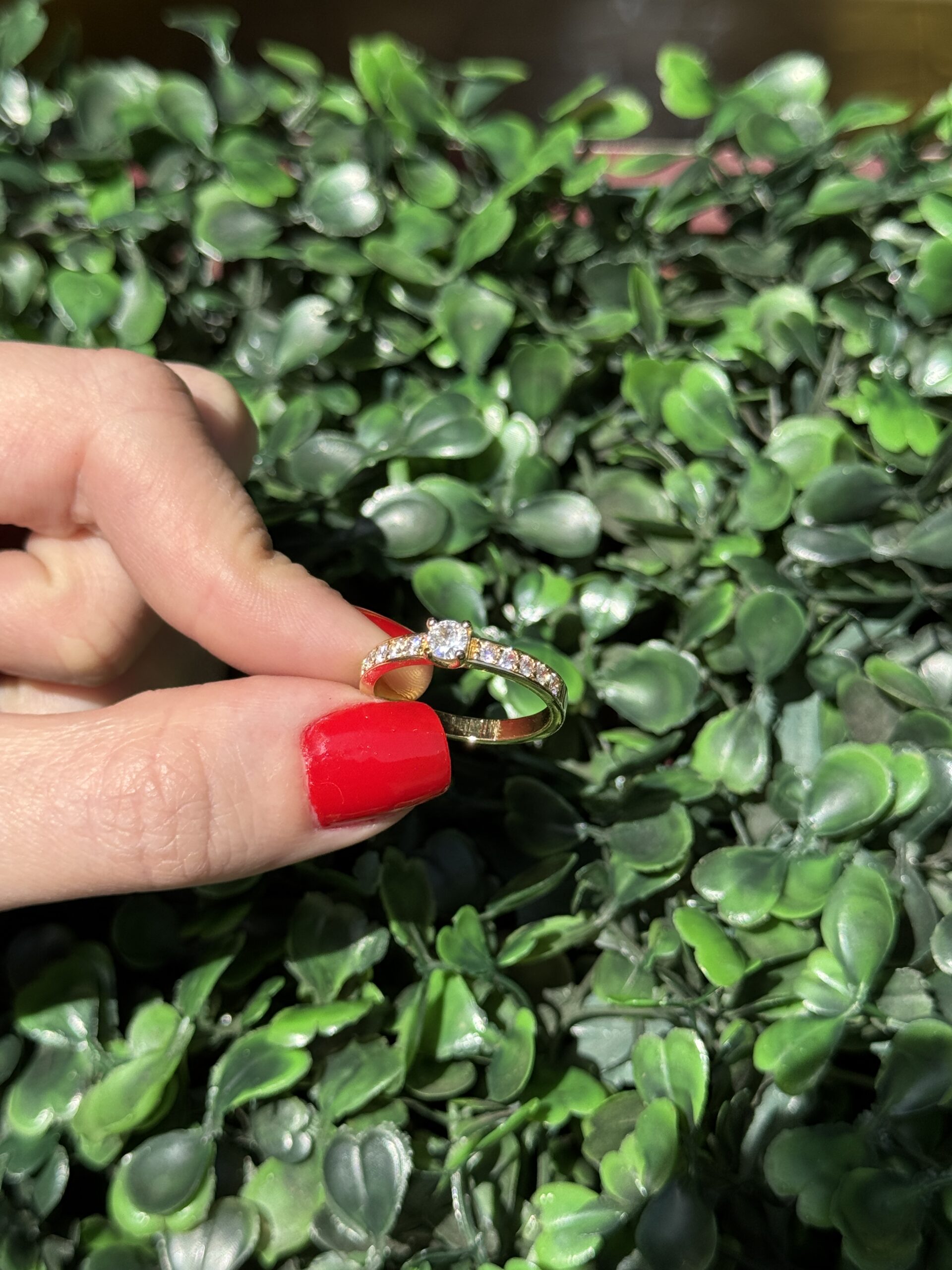 Solitário em ouro 18k - Imagem 8