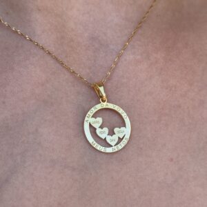 Pingente amor da vovó em ouro 18k