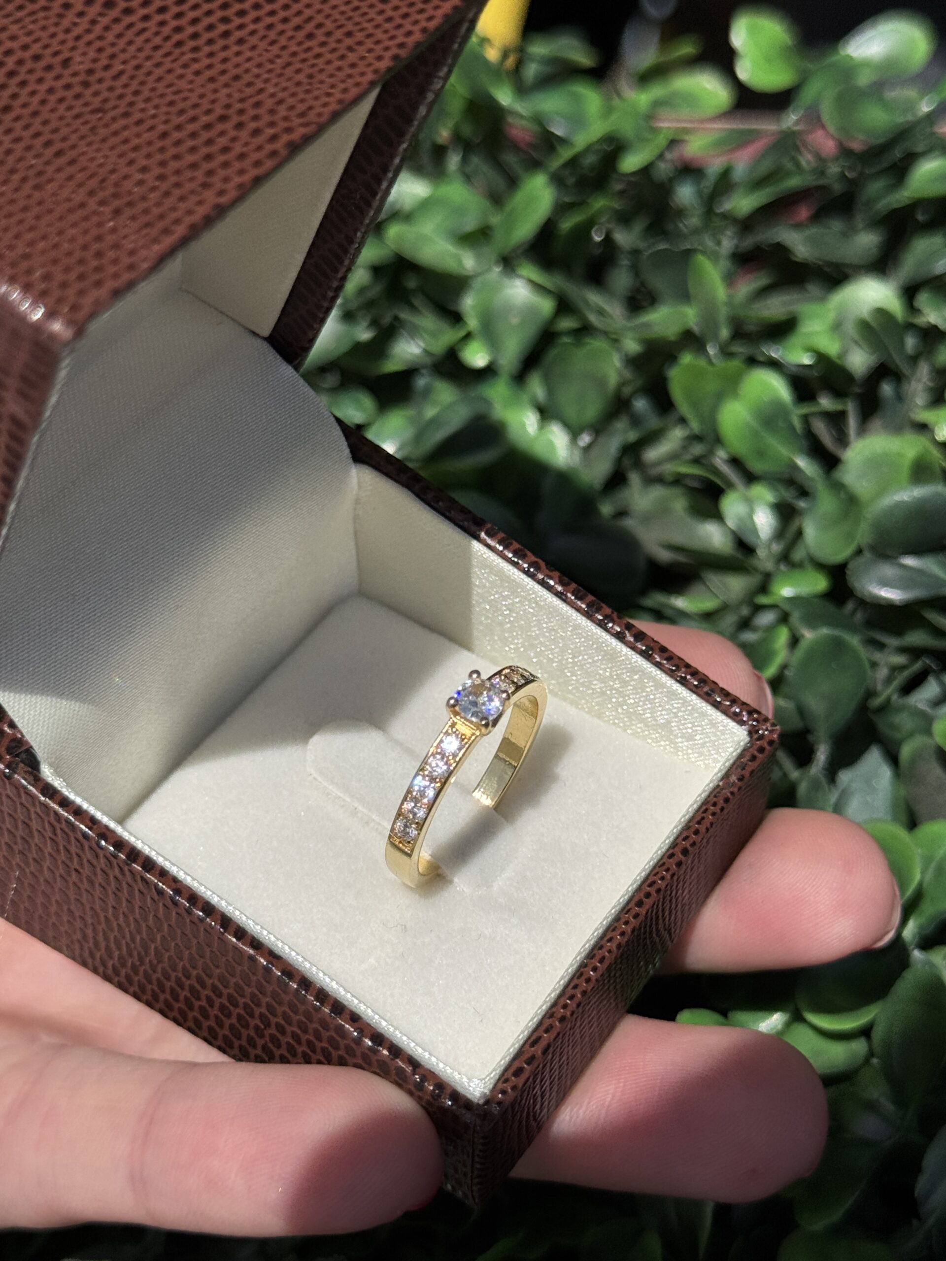 Solitário em ouro 18k - Imagem 3