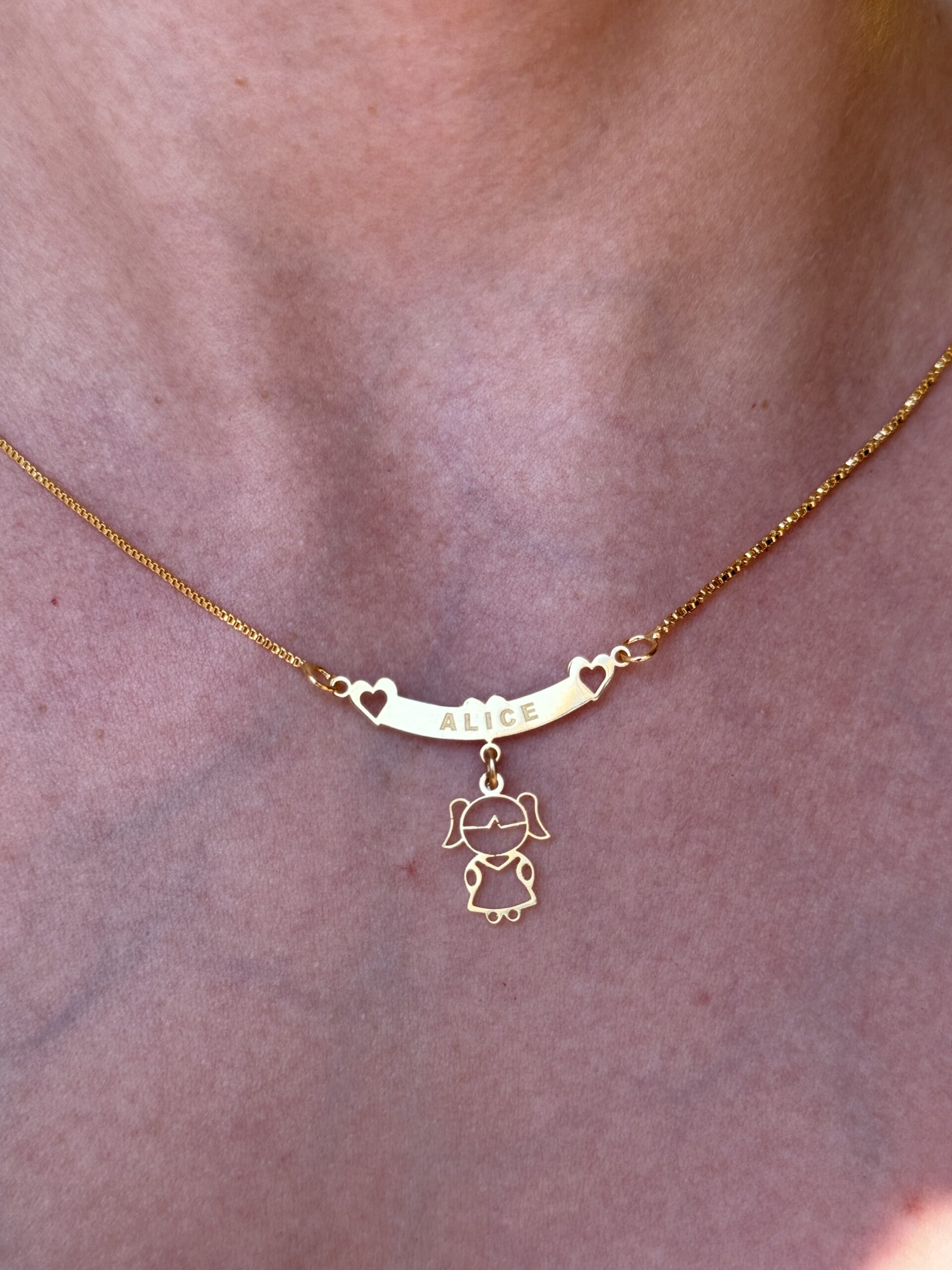 Pingente canga simples em ouro 18k - coração - Imagem 5