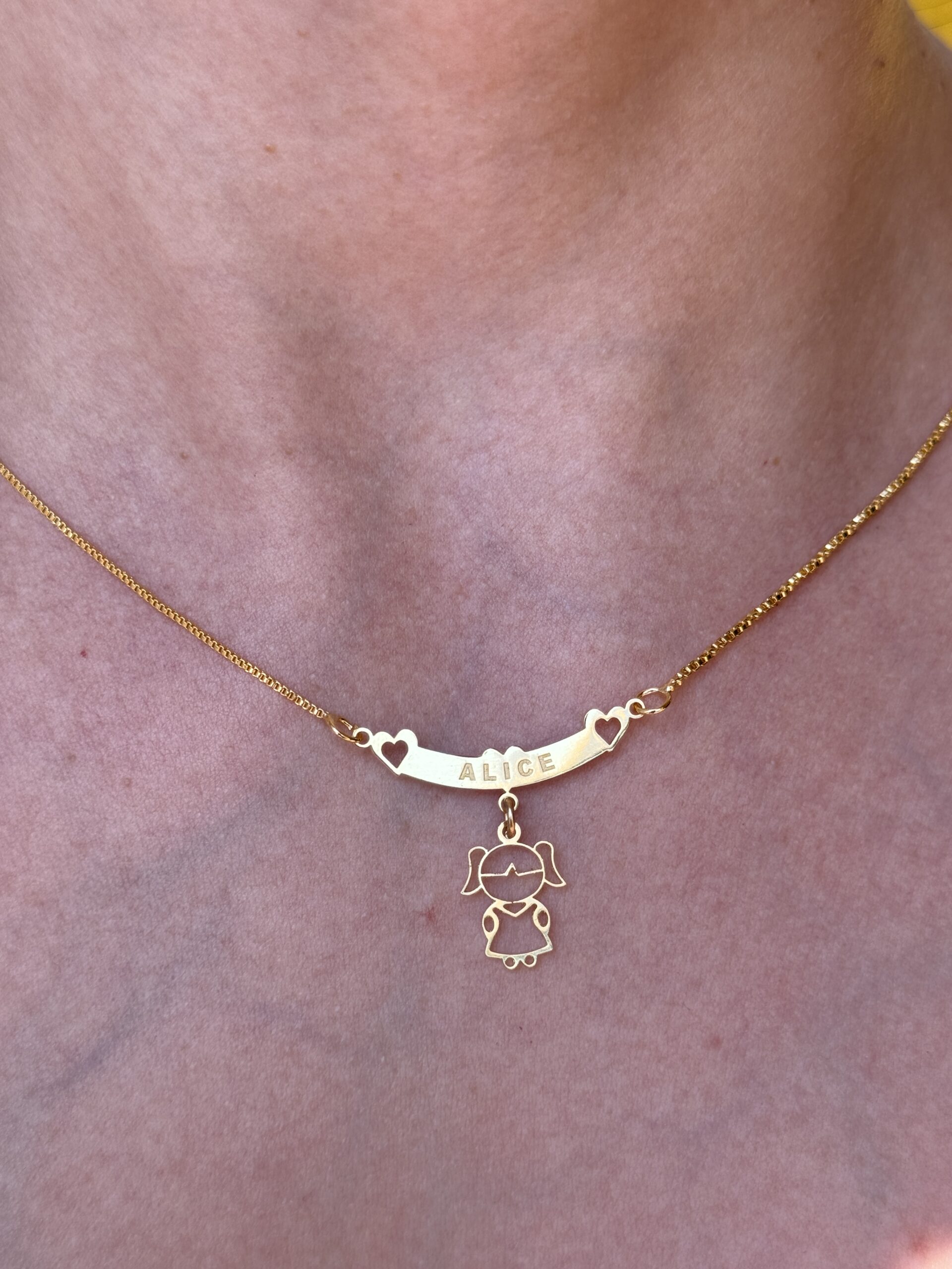 Pingente canga simples em ouro 18k - coração - Imagem 4