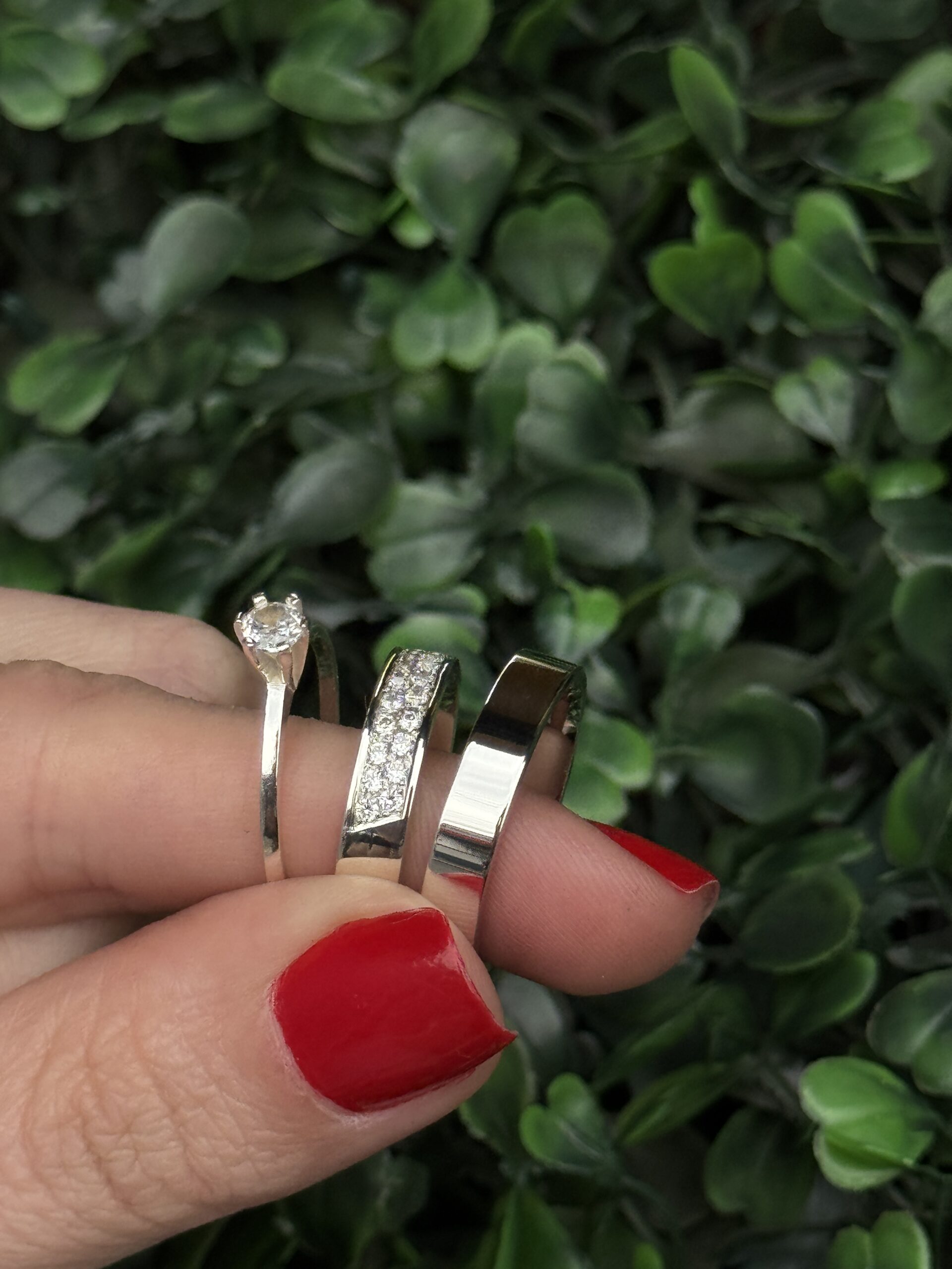 Par de aliança 4mm em prata - Imagem 5