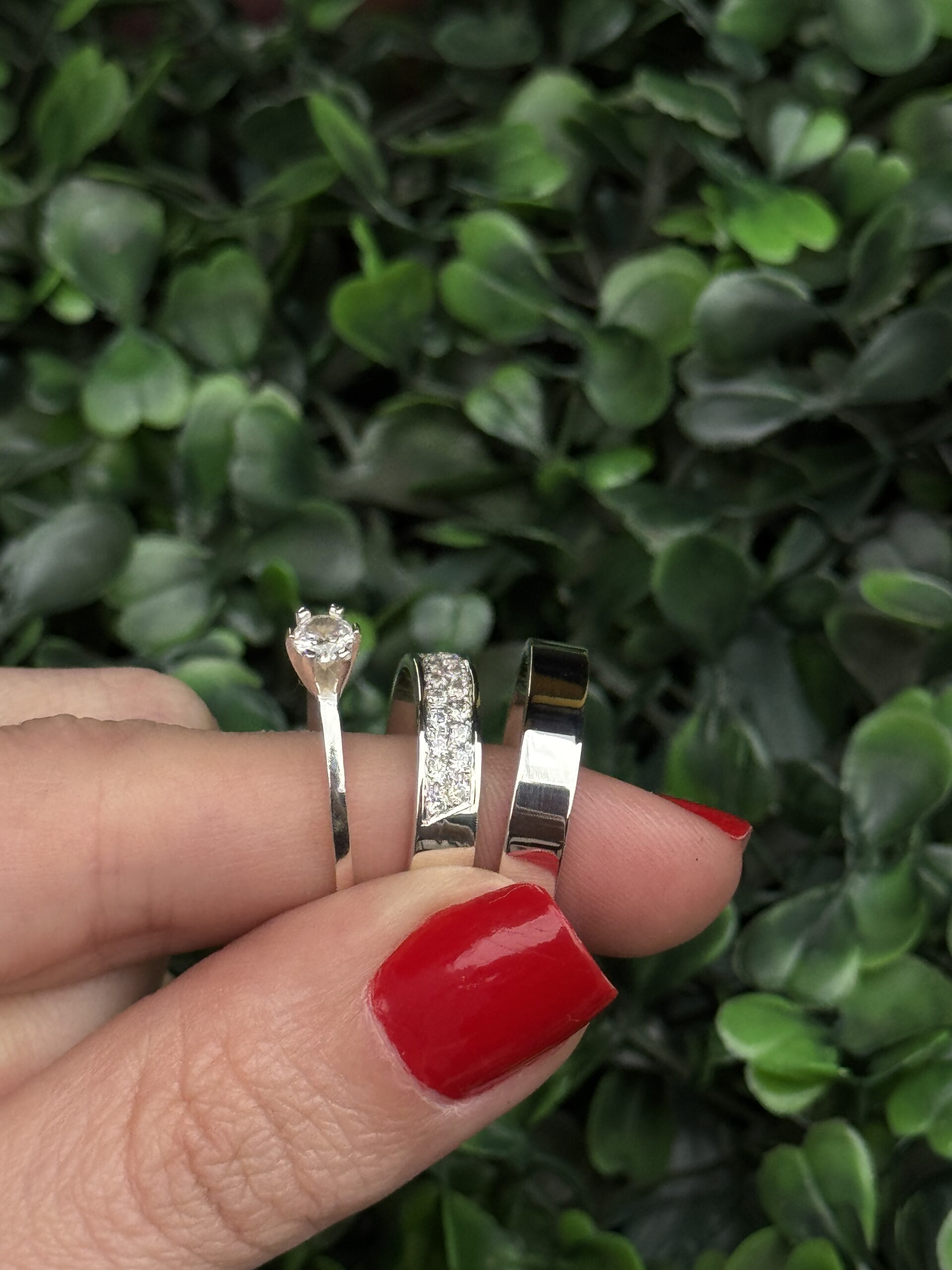 Par de aliança 4mm em prata - Imagem 3