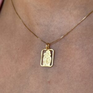 Pingente São José em ouro 18k