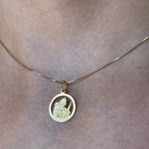 Pingente Sagrada Família em ouro 18k