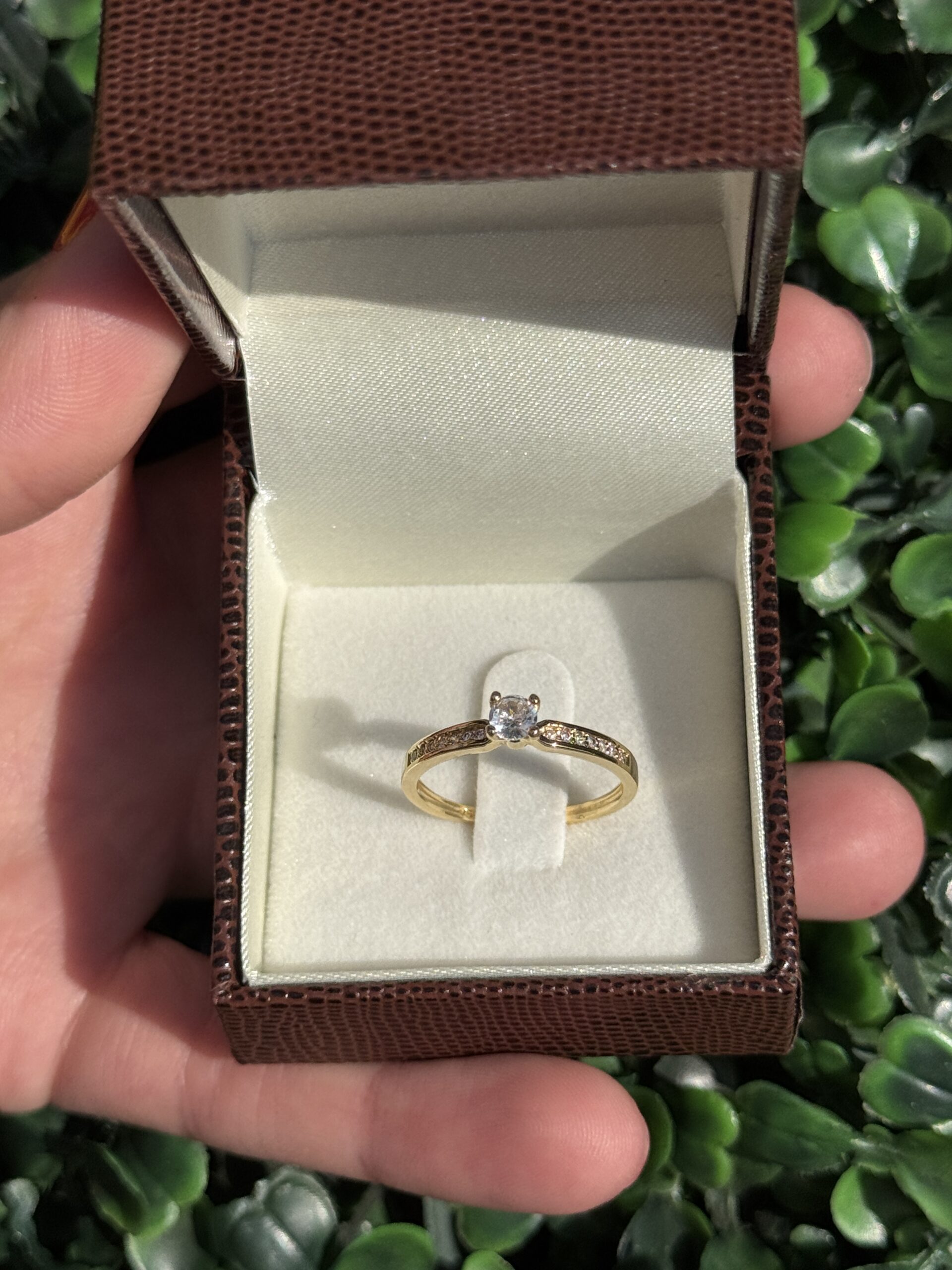 Solitário em ouro 18k - Imagem 5