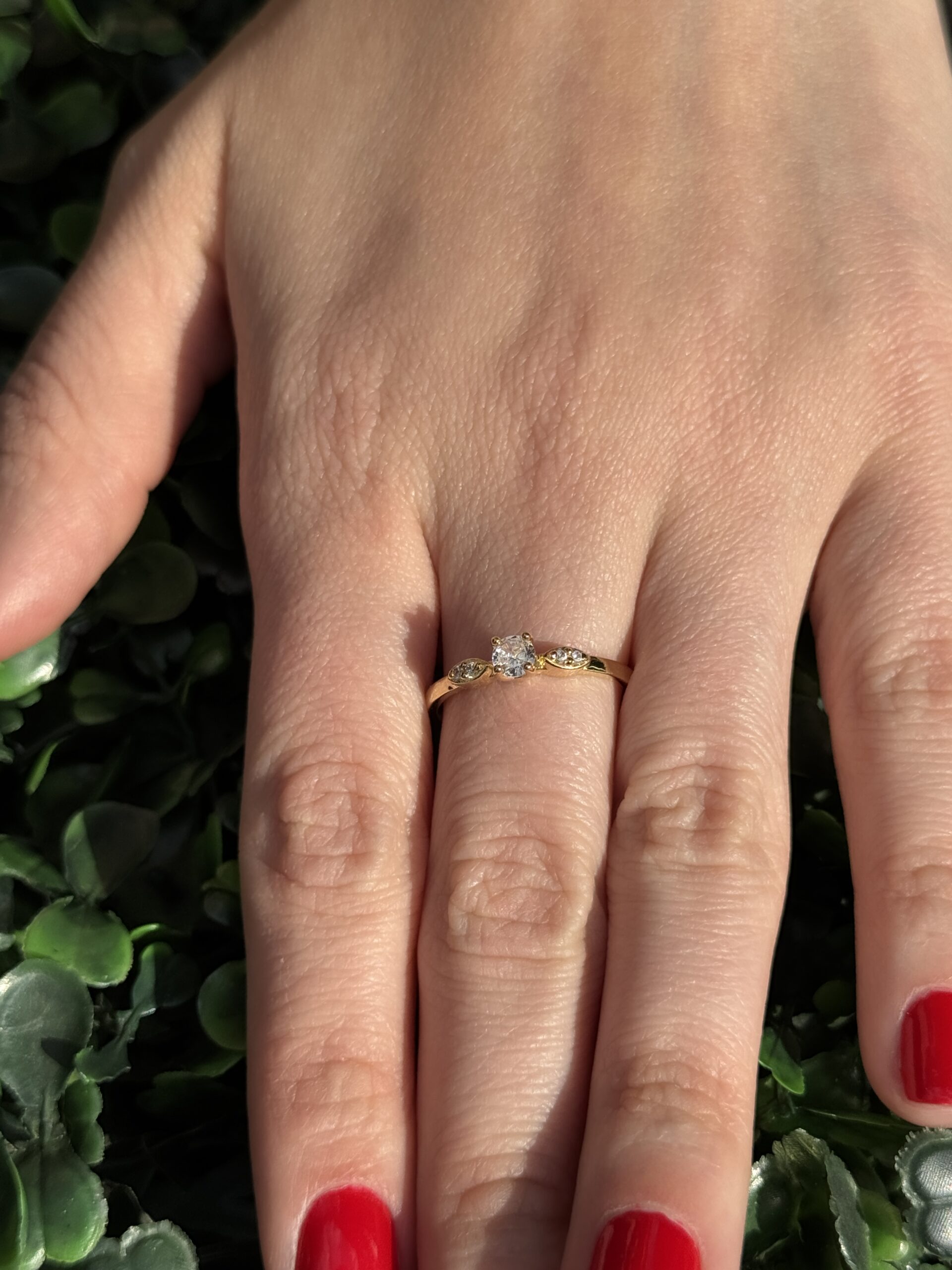 Solitário em ouro 18k - Imagem 6