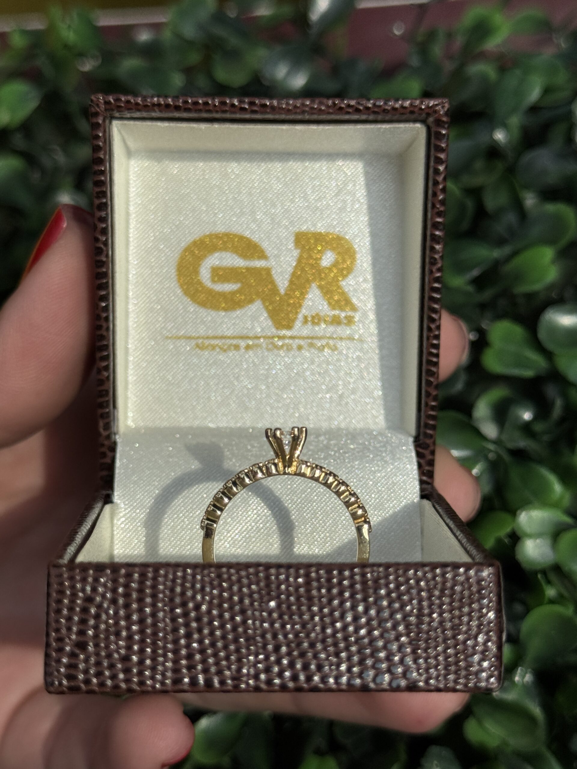 Solitário em ouro 18k - Imagem 2