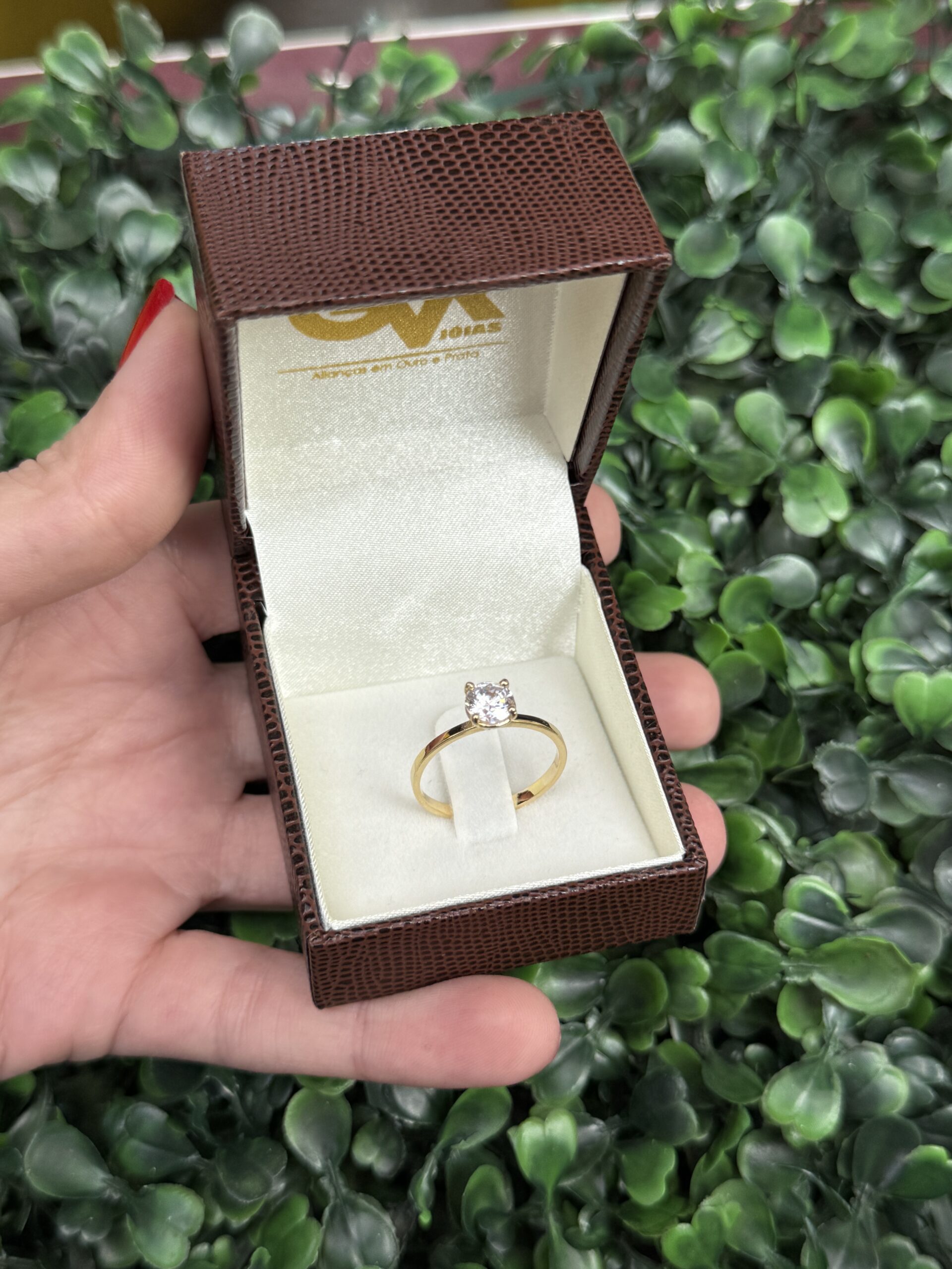 Solitário em ouro 18k - Imagem 4